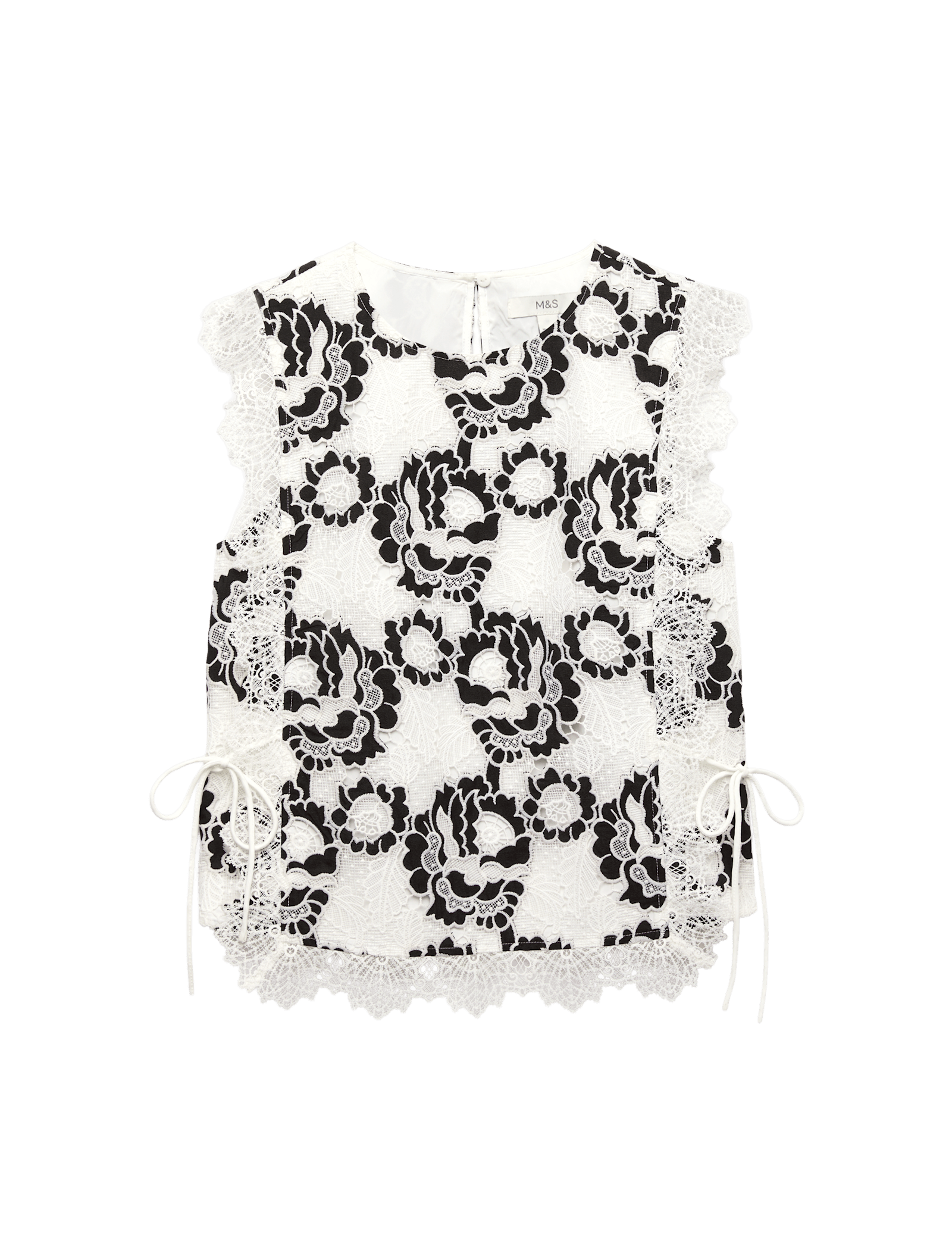 Lace Tie Detail Top - image 3