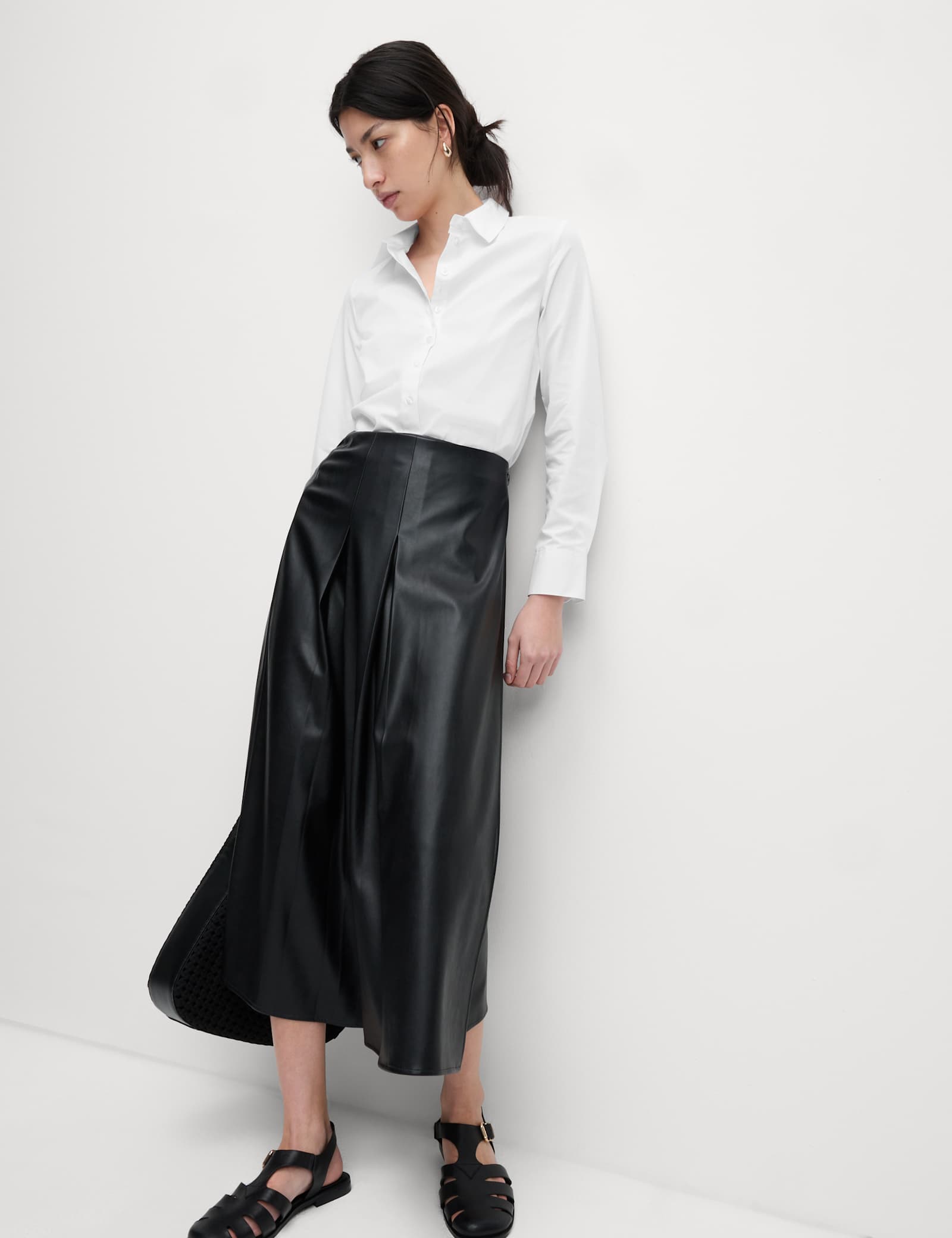 Cotton Rich Fitted Collared Shirt - image 3