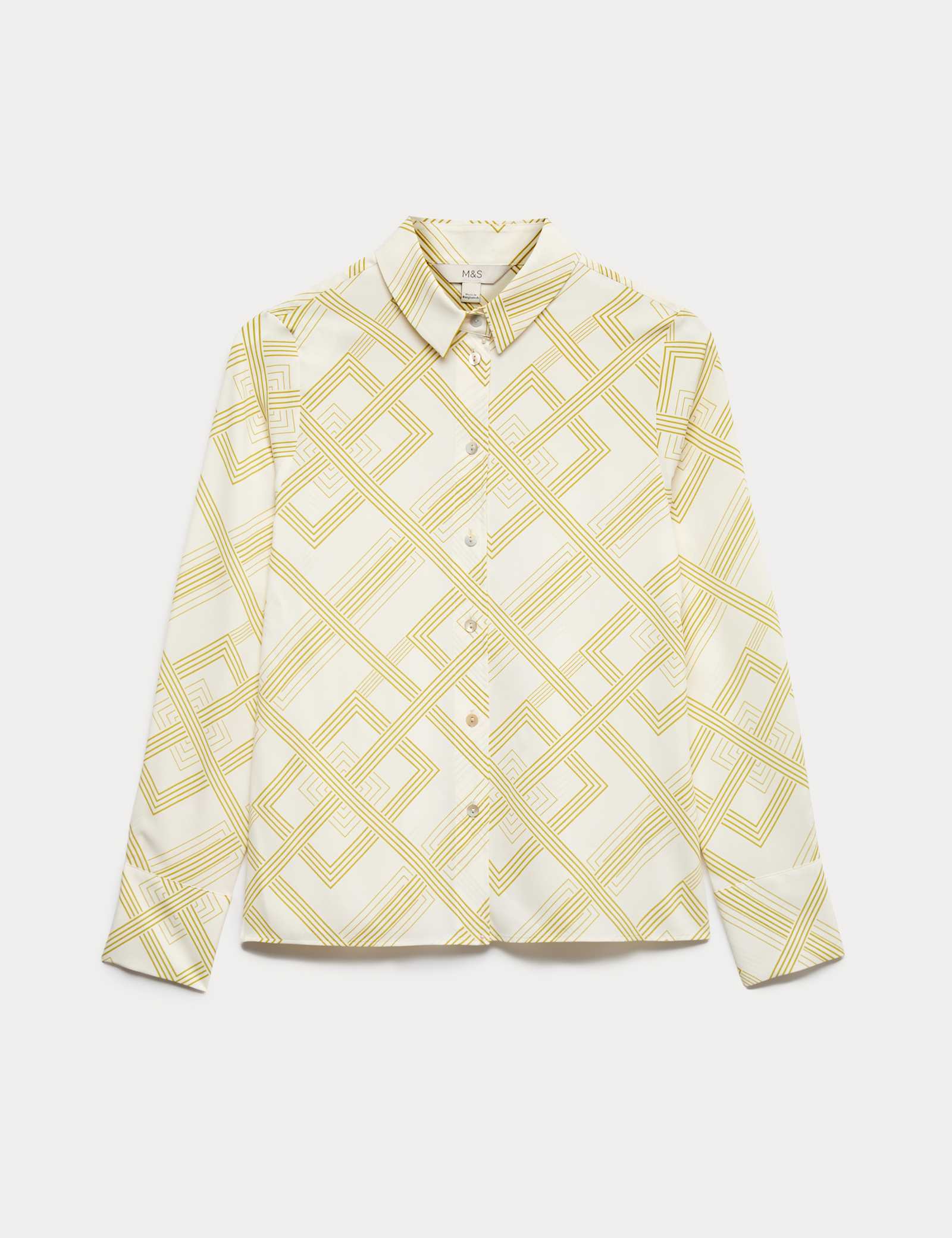 Printed Collared Shirt - image 1