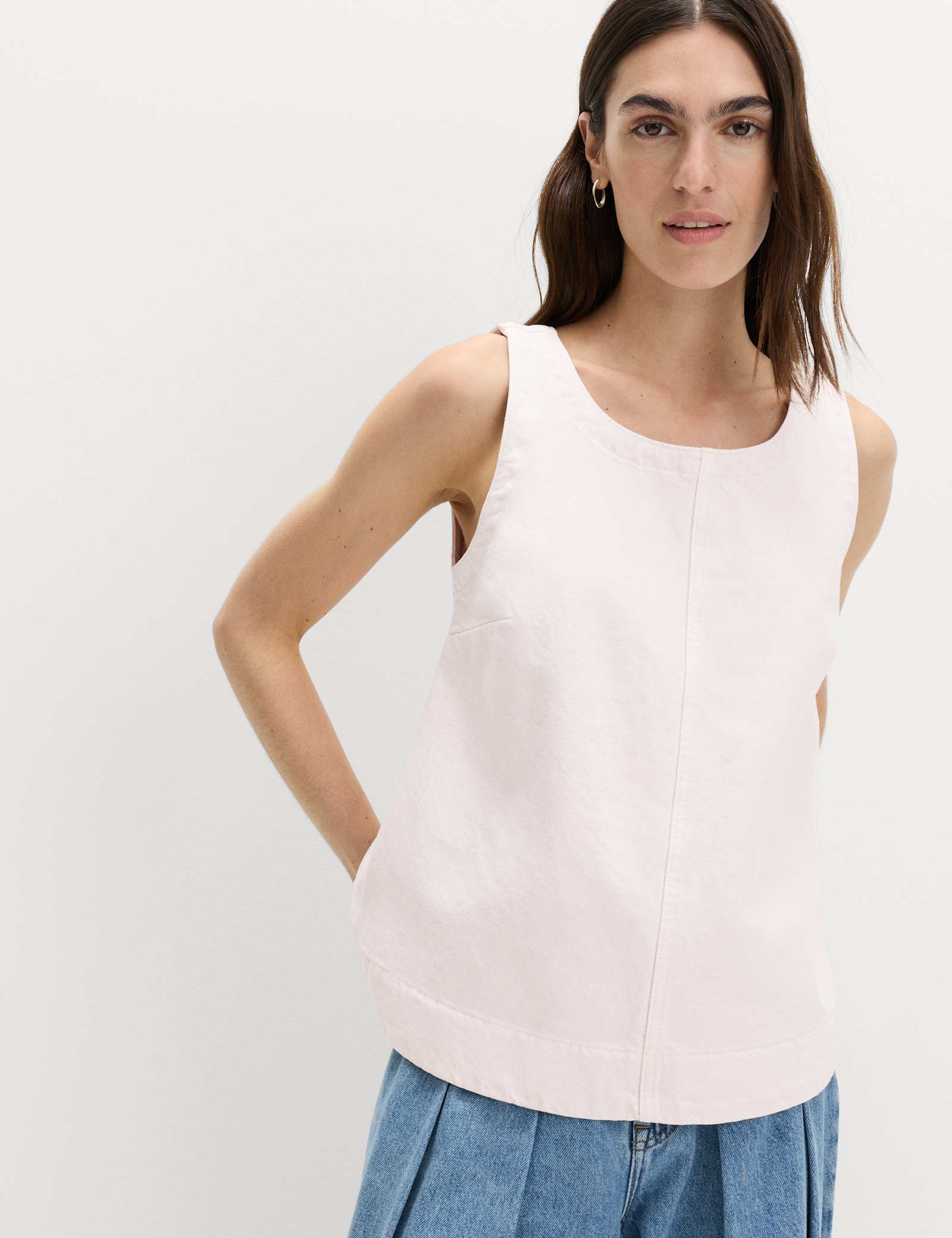 Denim Tank Top - image 2