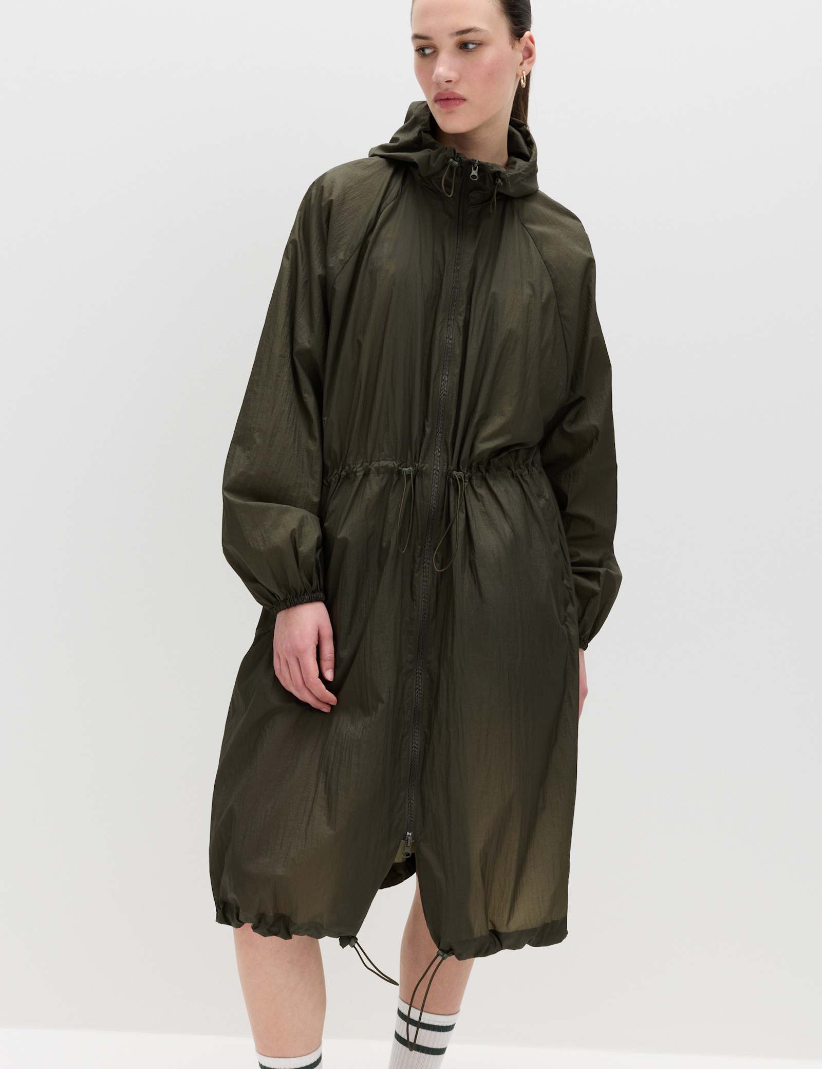Stormwear Hooded Packaway Raincoat - image 2
