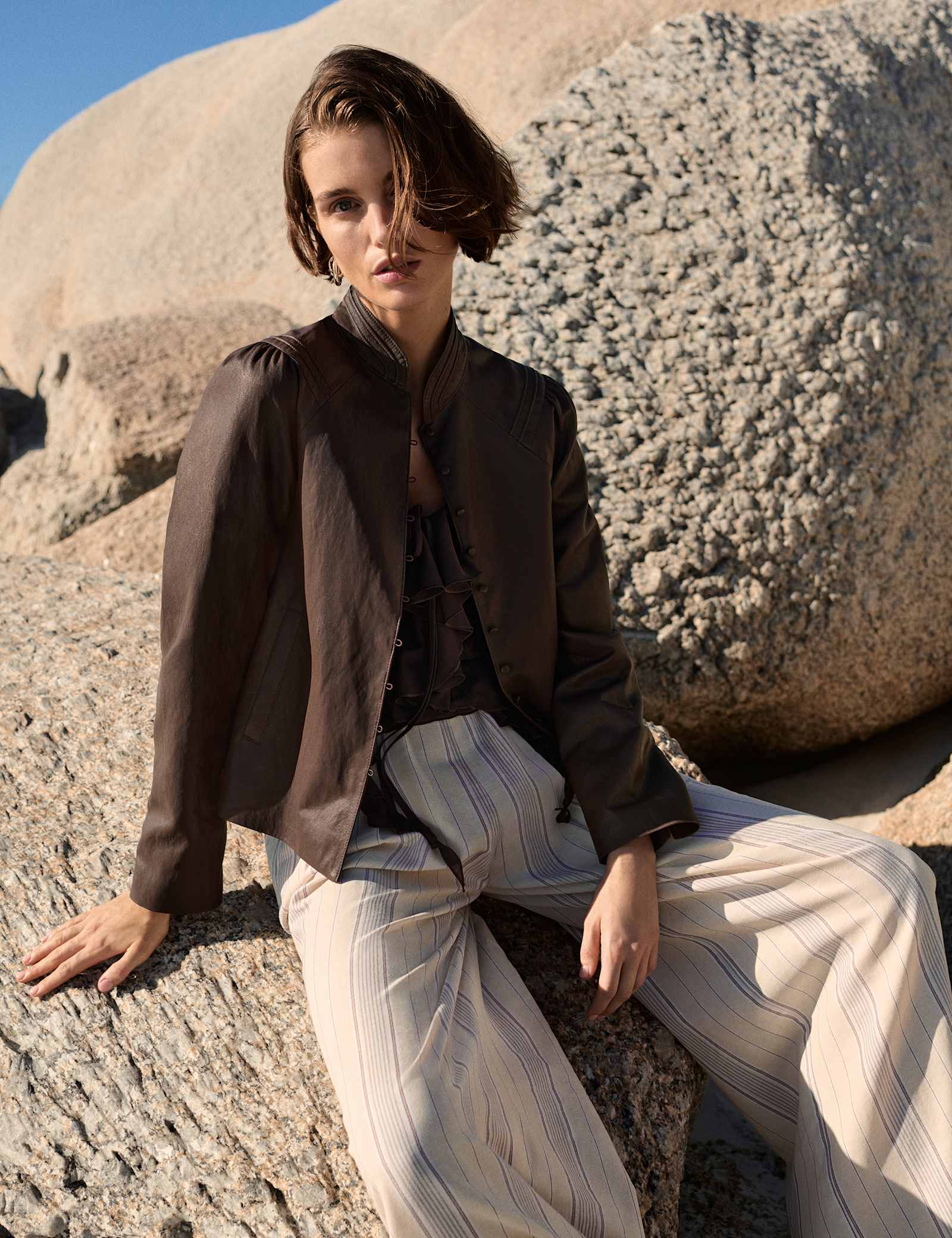 Faux Leather Jacket - image 3