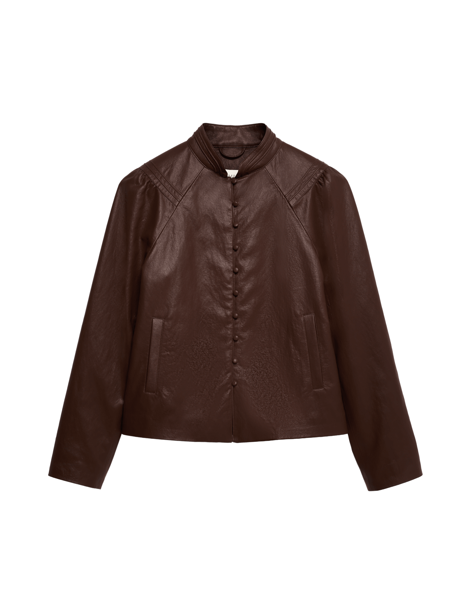Faux Leather Jacket - image 5