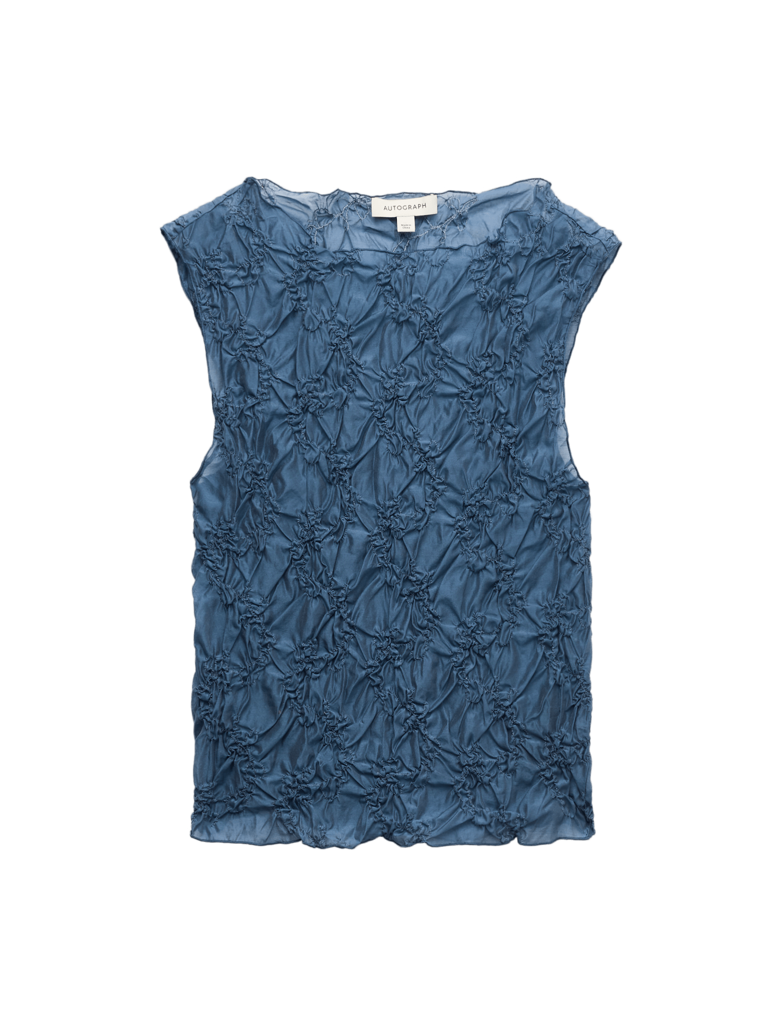 Lyocell Rich Textured Vest Top - image 3