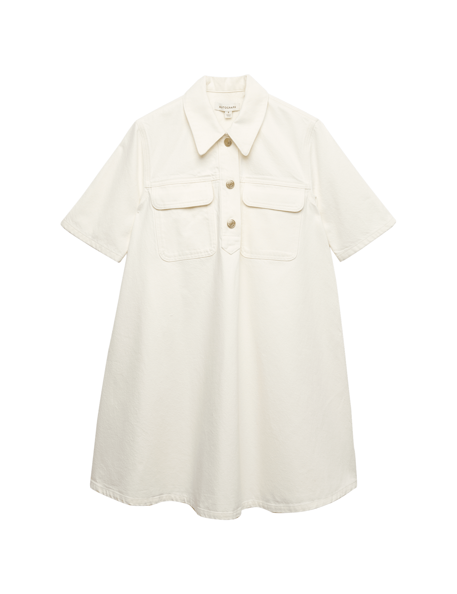 Pure Cotton Mini Shirt Dress - image 3