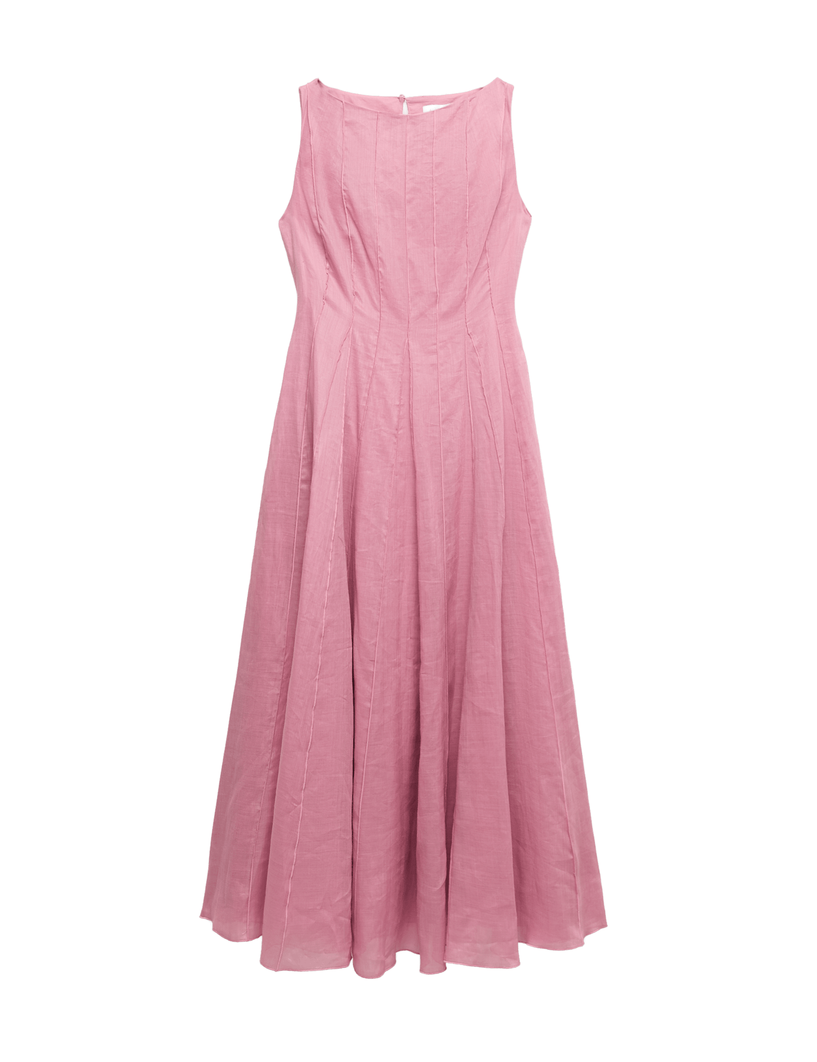 Pure Ramie Godet Waisted Maxi Dress - image 3