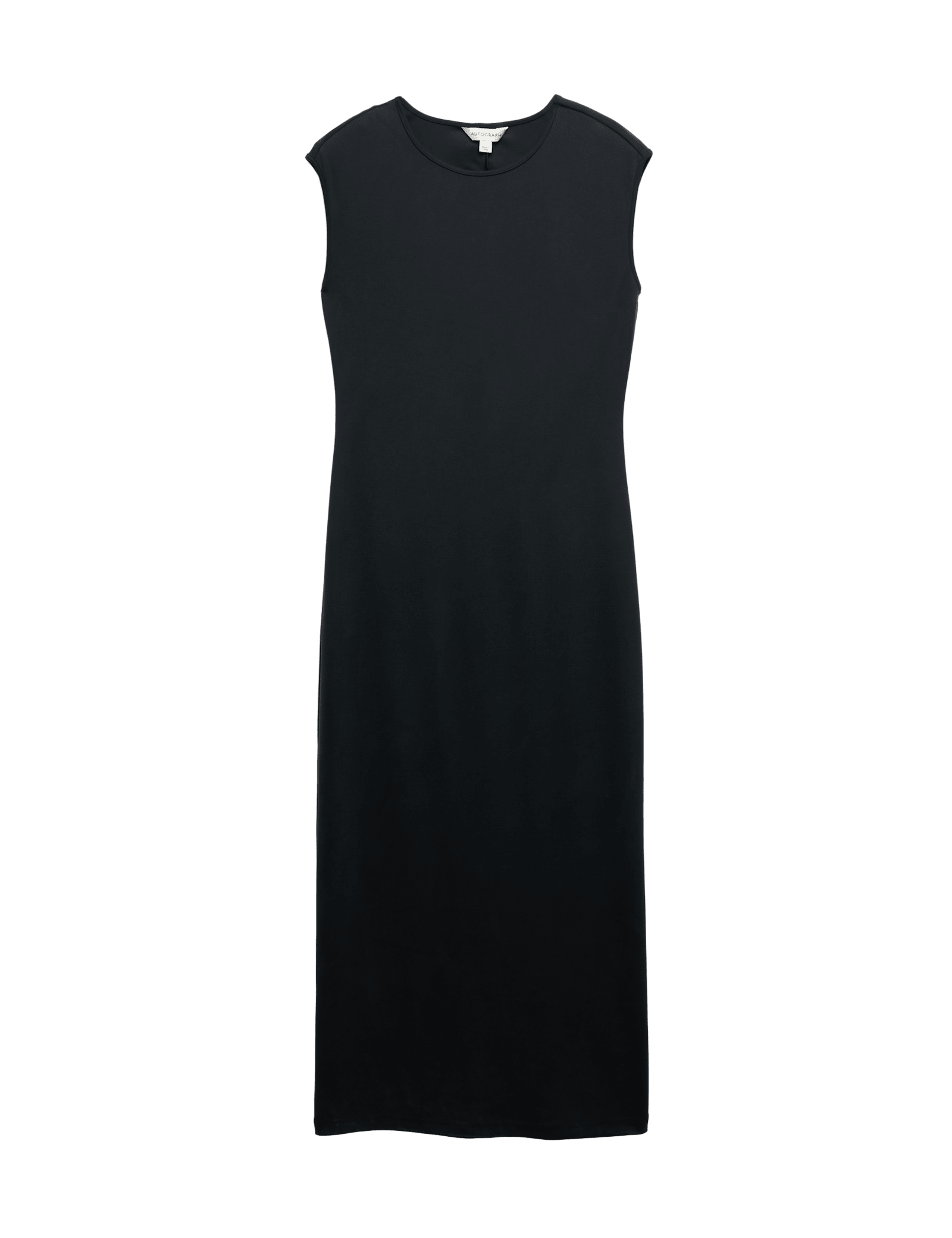 Ribbed Jersey Shoulder Pad Midaxi Dress - image 3