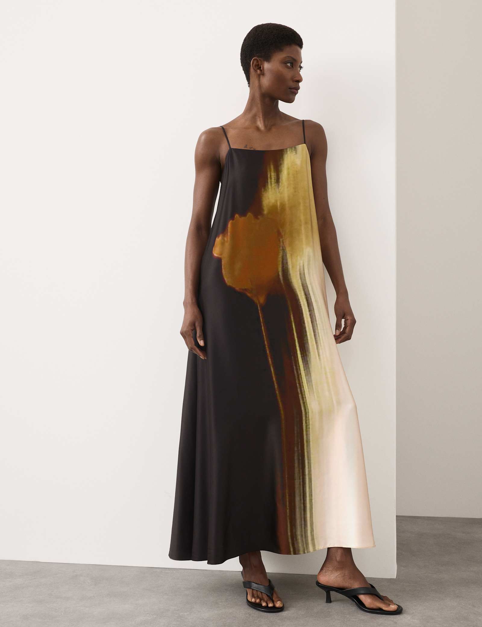 Printed Maxi Cami Slip Dress - image 2