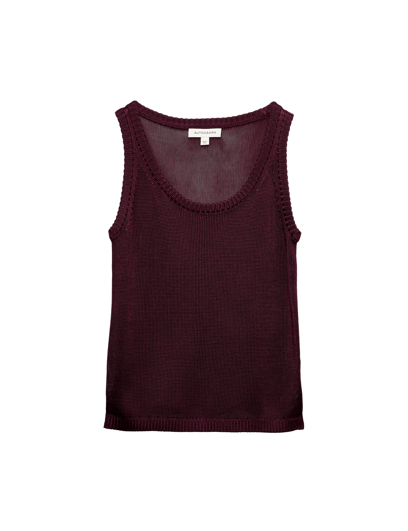 Metallic Knitted Vest Top - image 3