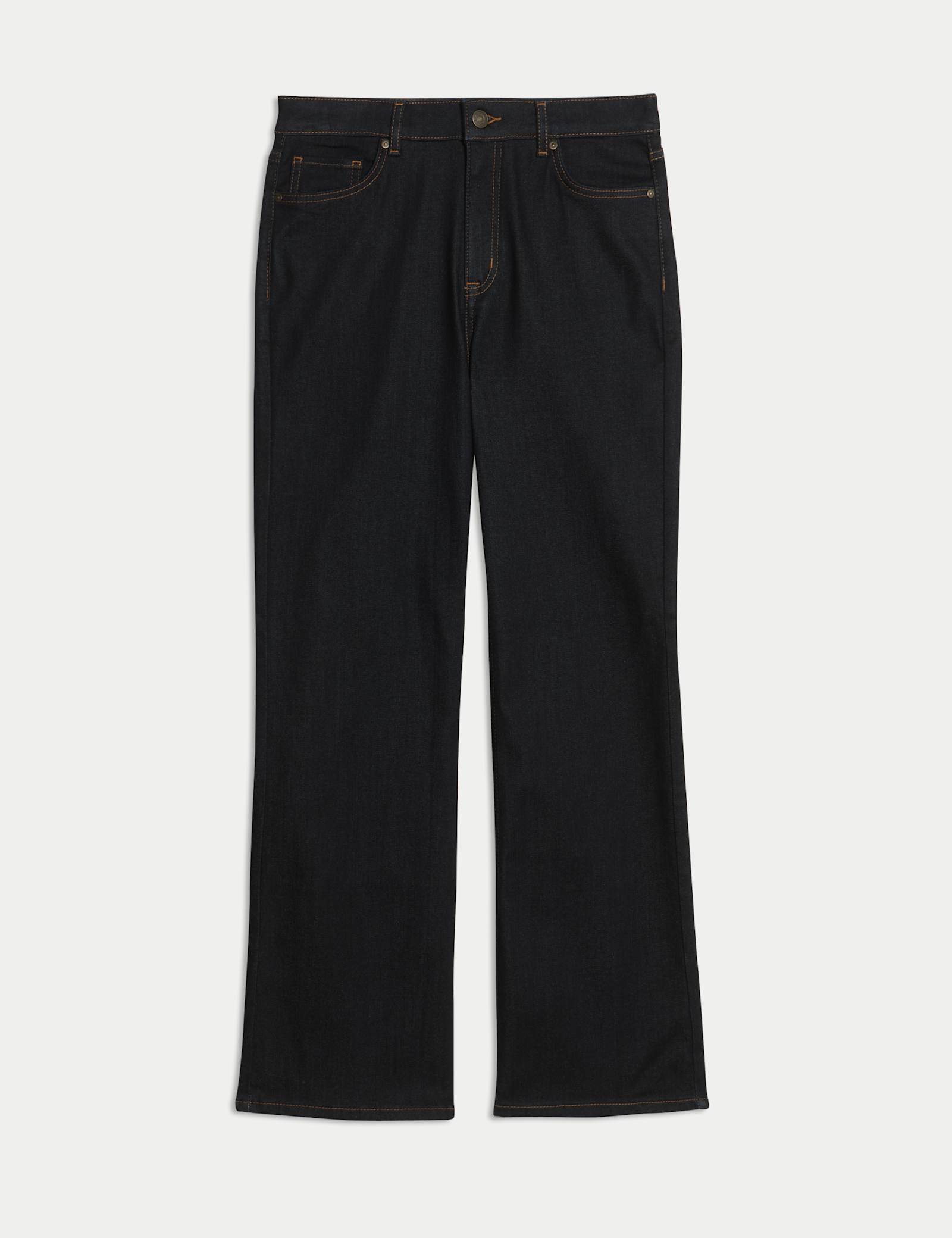Lyocell Blend High Waisted Flared Jeans - image 1