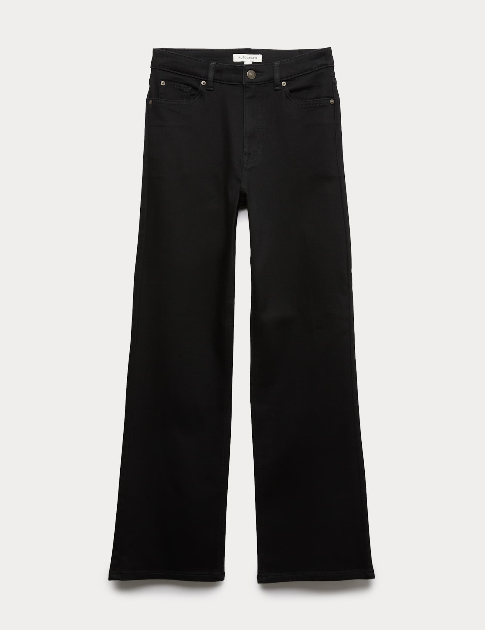 Lyocell Blend High Waisted Flared Jeans - image 3
