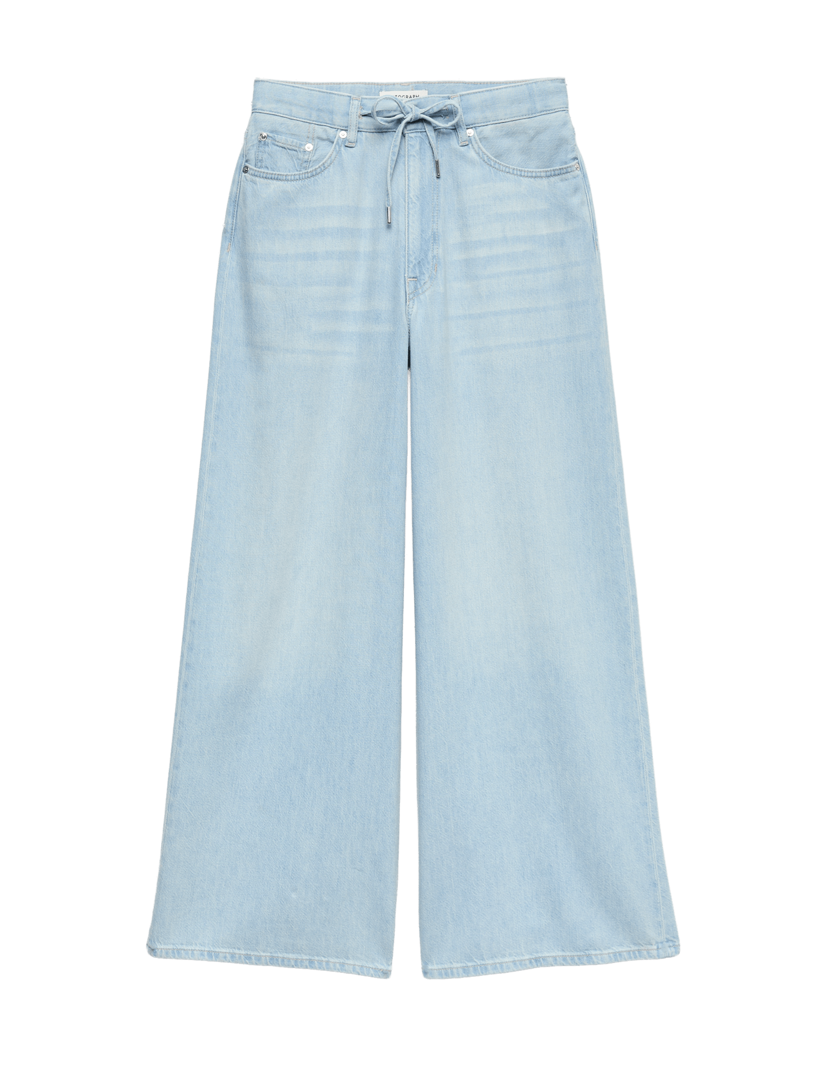 Drawstring Wide Leg Jeans - image 3