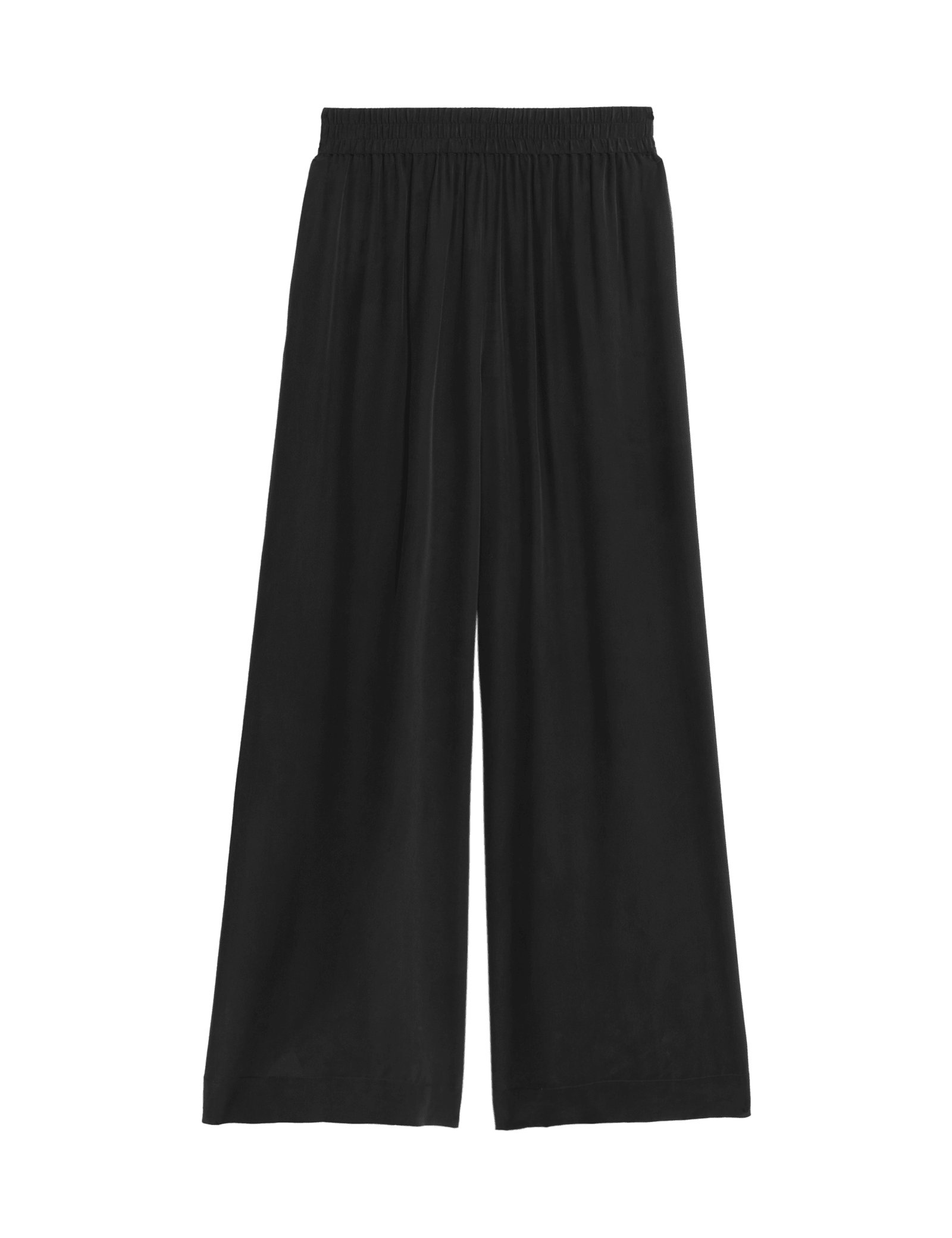 Silk Pull On Wide Leg Trousers - image 3