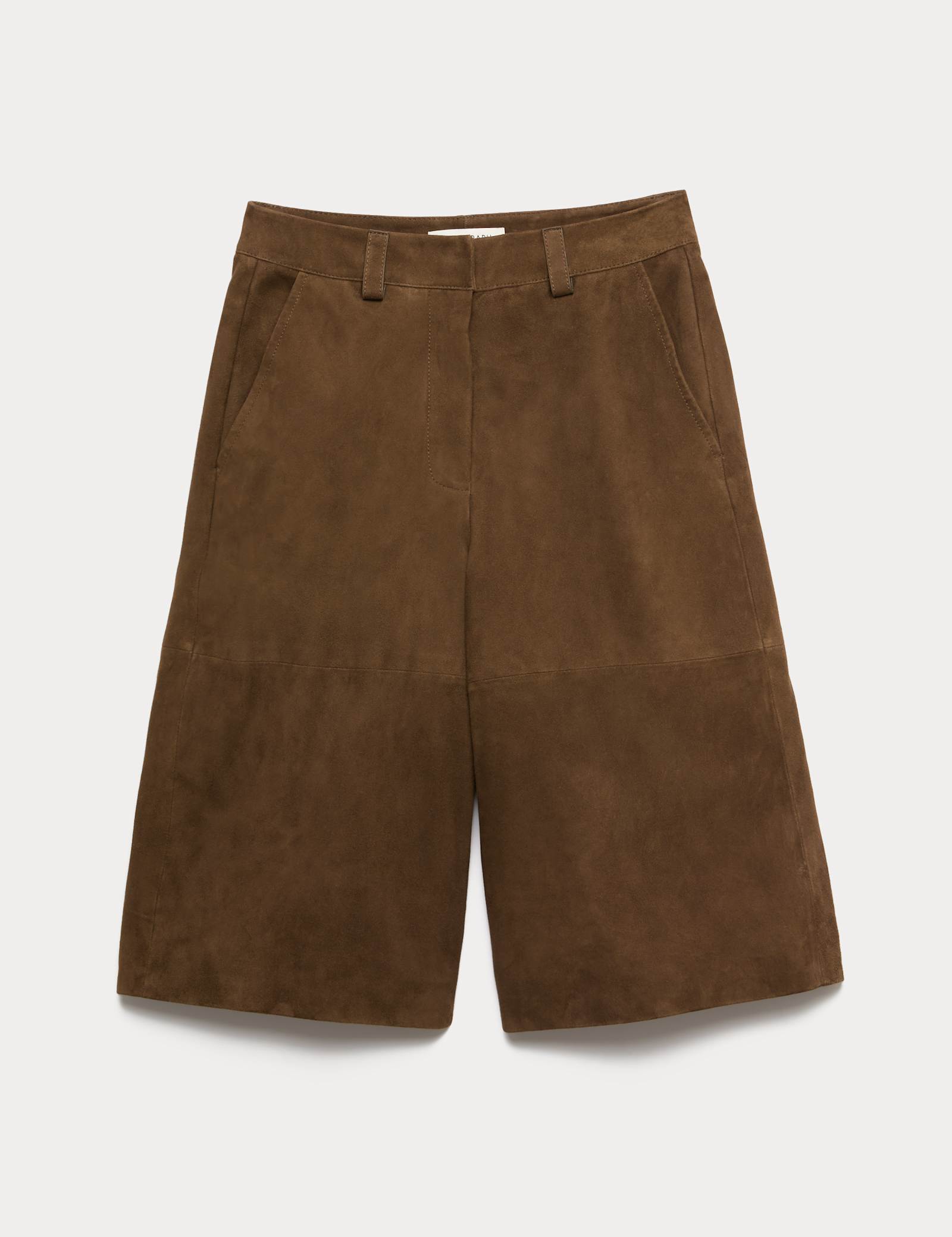 Suede Bermuda Shorts - image 1