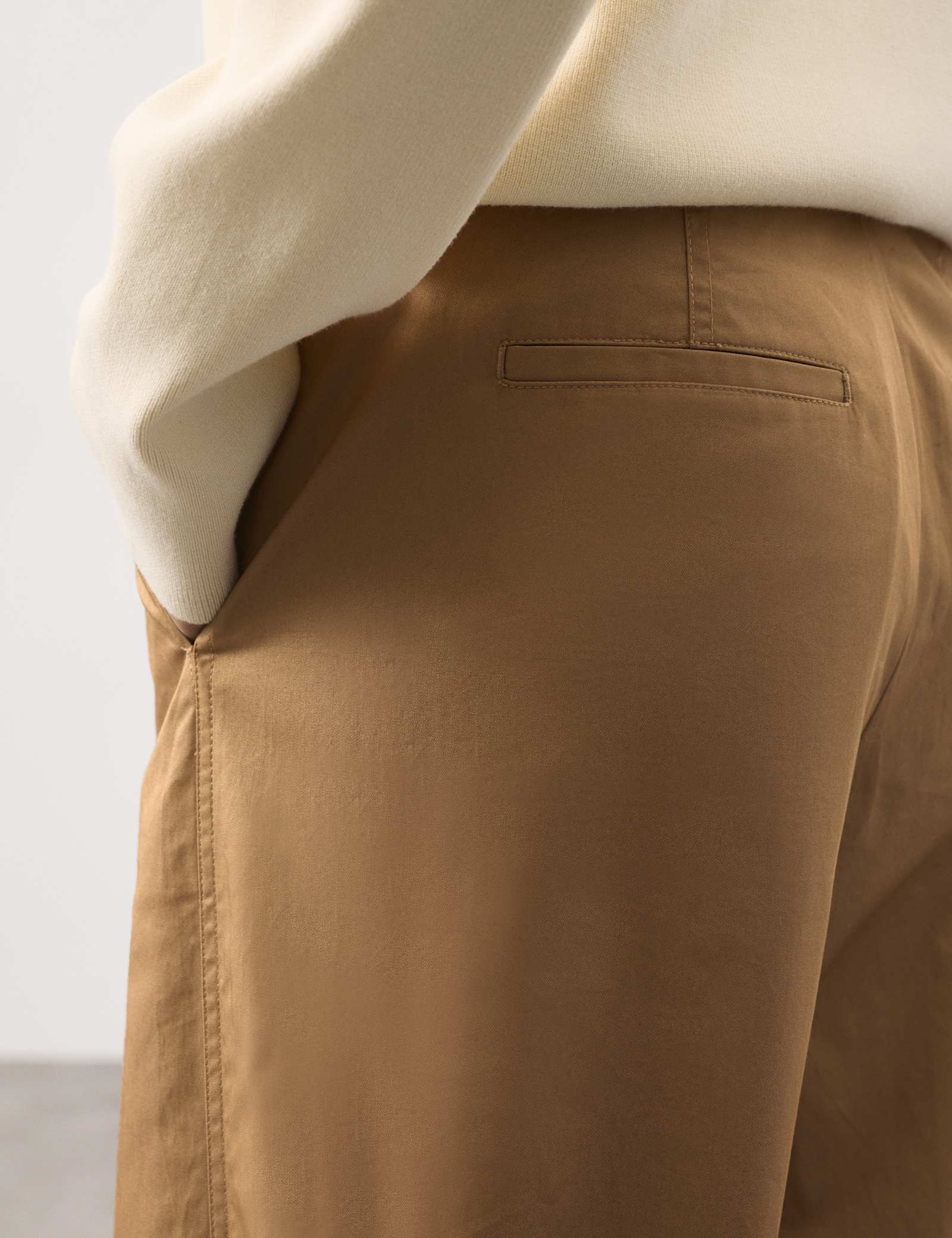 Pure Cotton Barrel Leg Chinos - image 4