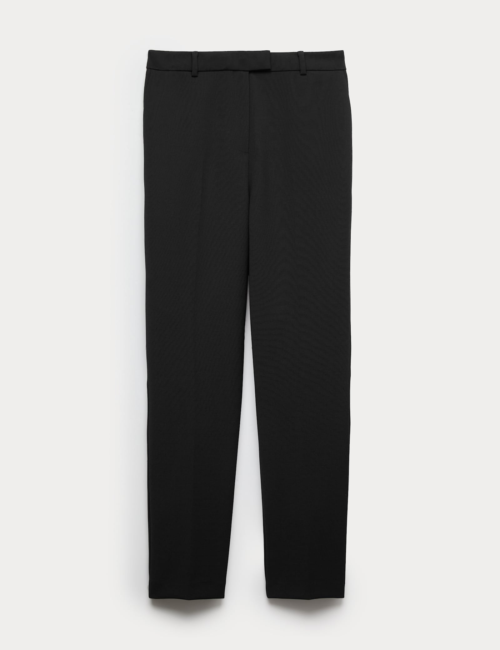 Wool Blend Slim Fit Ankle Grazer Trousers - image 1