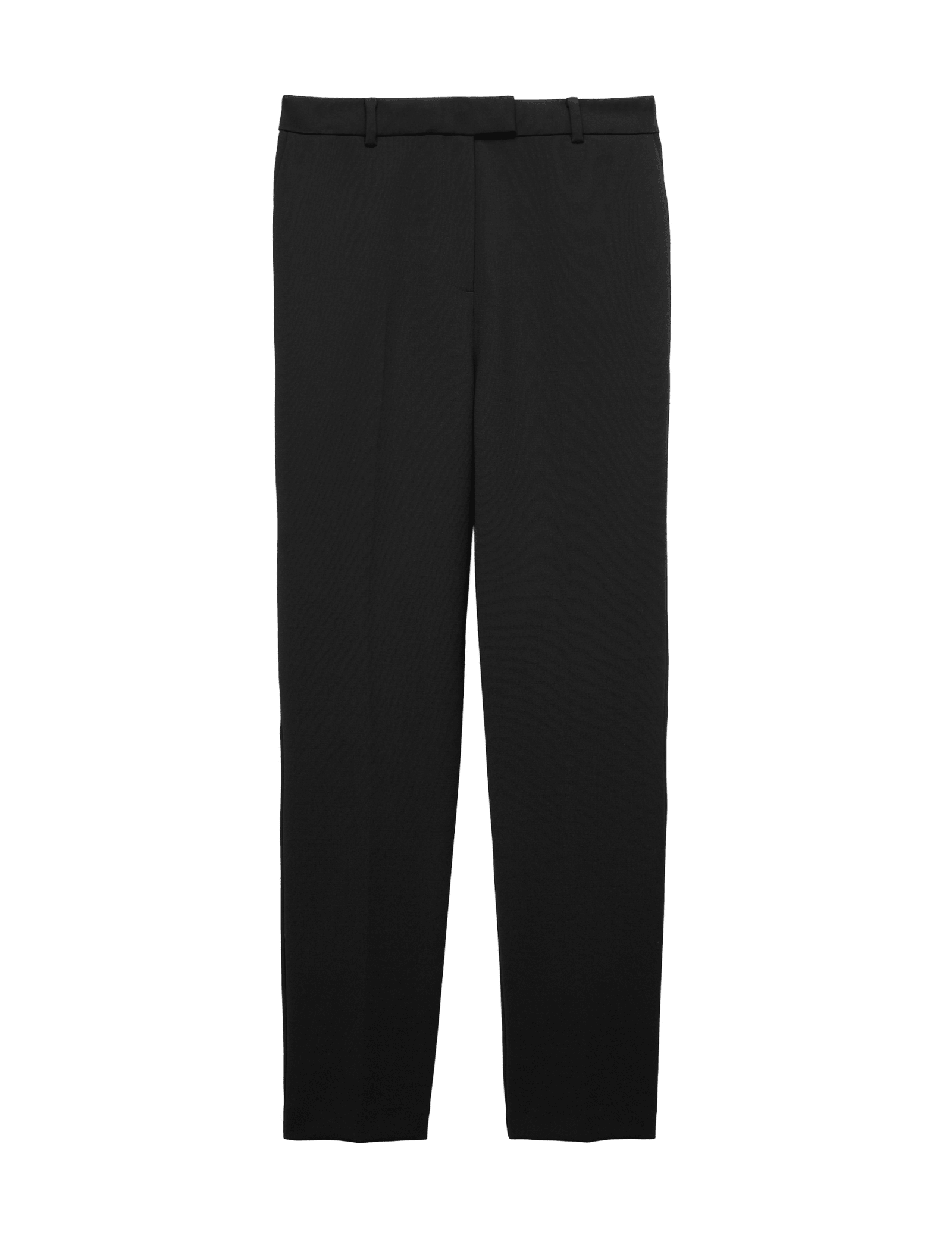 Wool Blend Slim Fit Ankle Grazer Trousers - image 3