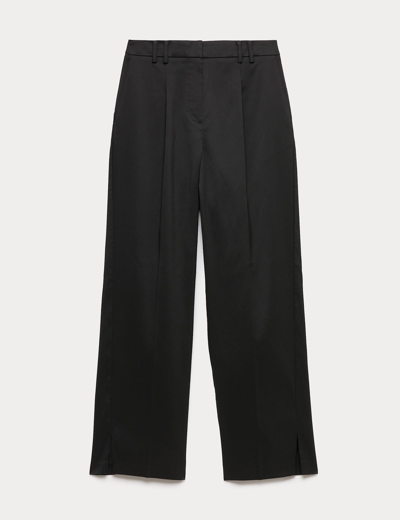 Lyocell Rich Tailored Straight Leg Trousers - image 1