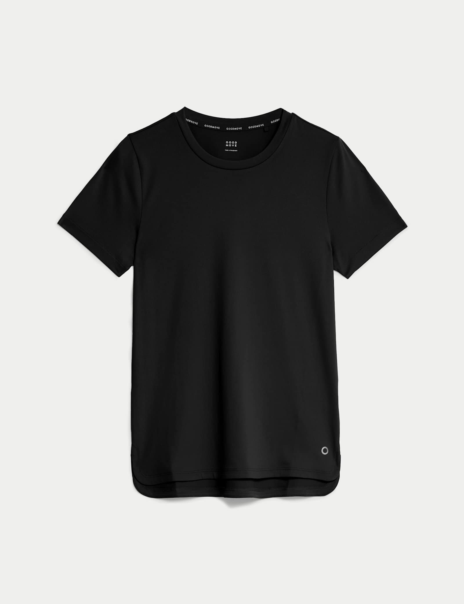 Scoop Neck Fitted T-Shirt - image 1