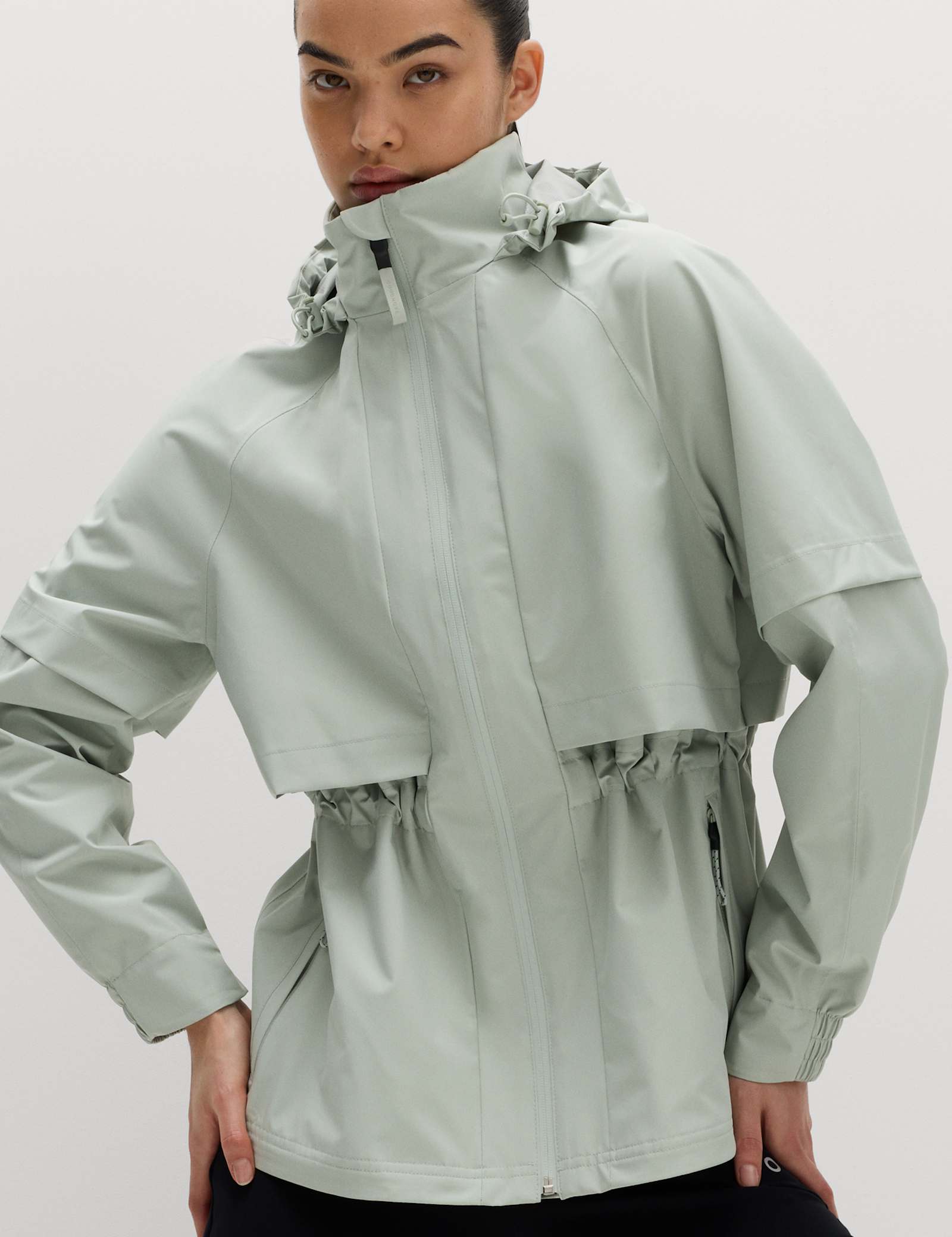 Waterproof Hooded Longline Jacket - image 4