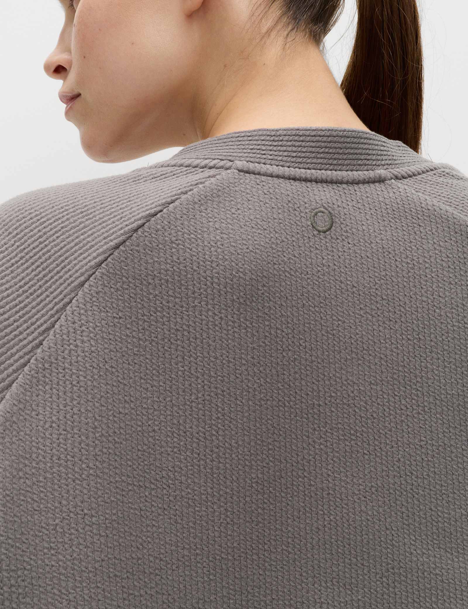 Brushed Ribbed Relaxed Shrug - image 5