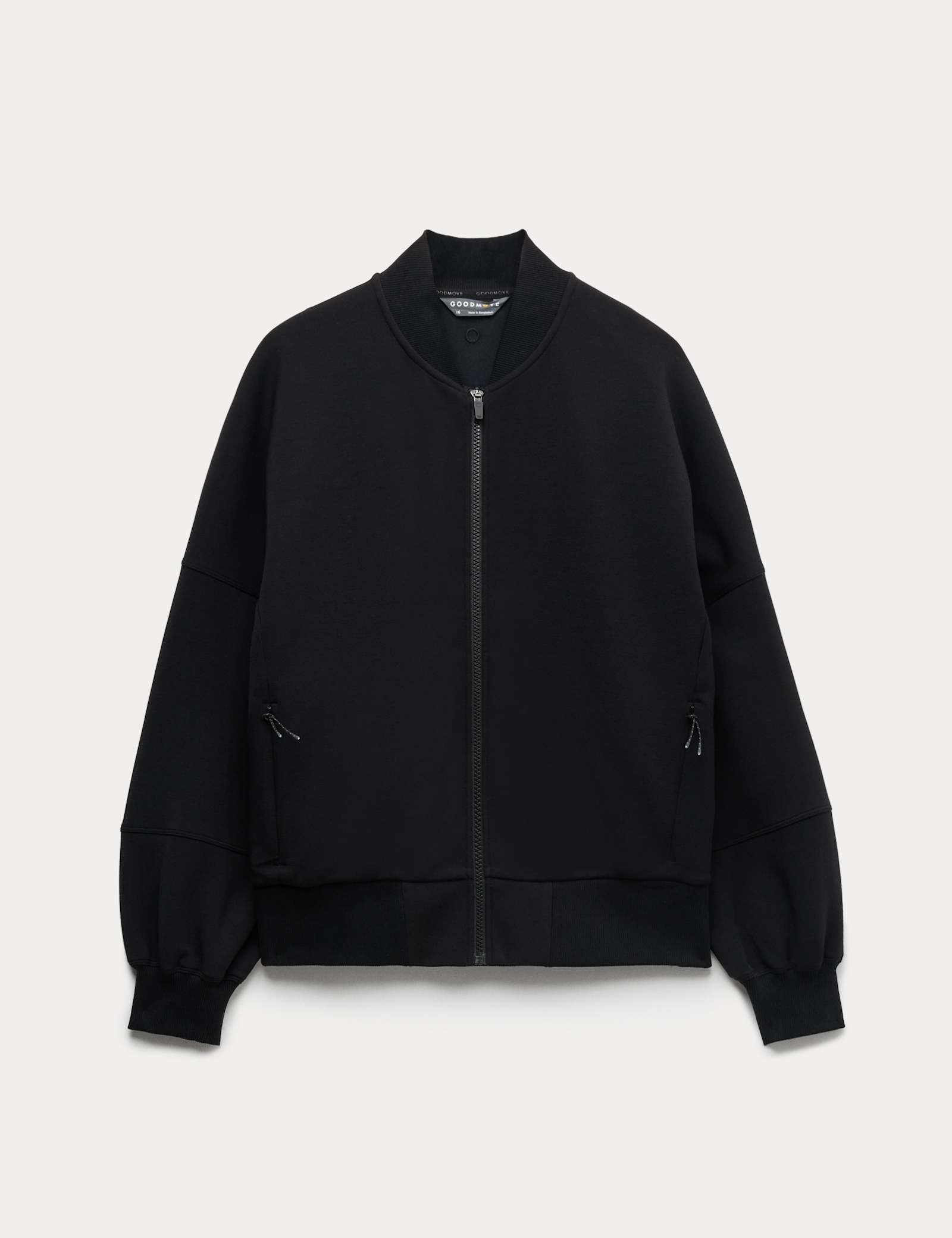 Zip Up Relaxed Bomber Jacket - image 2