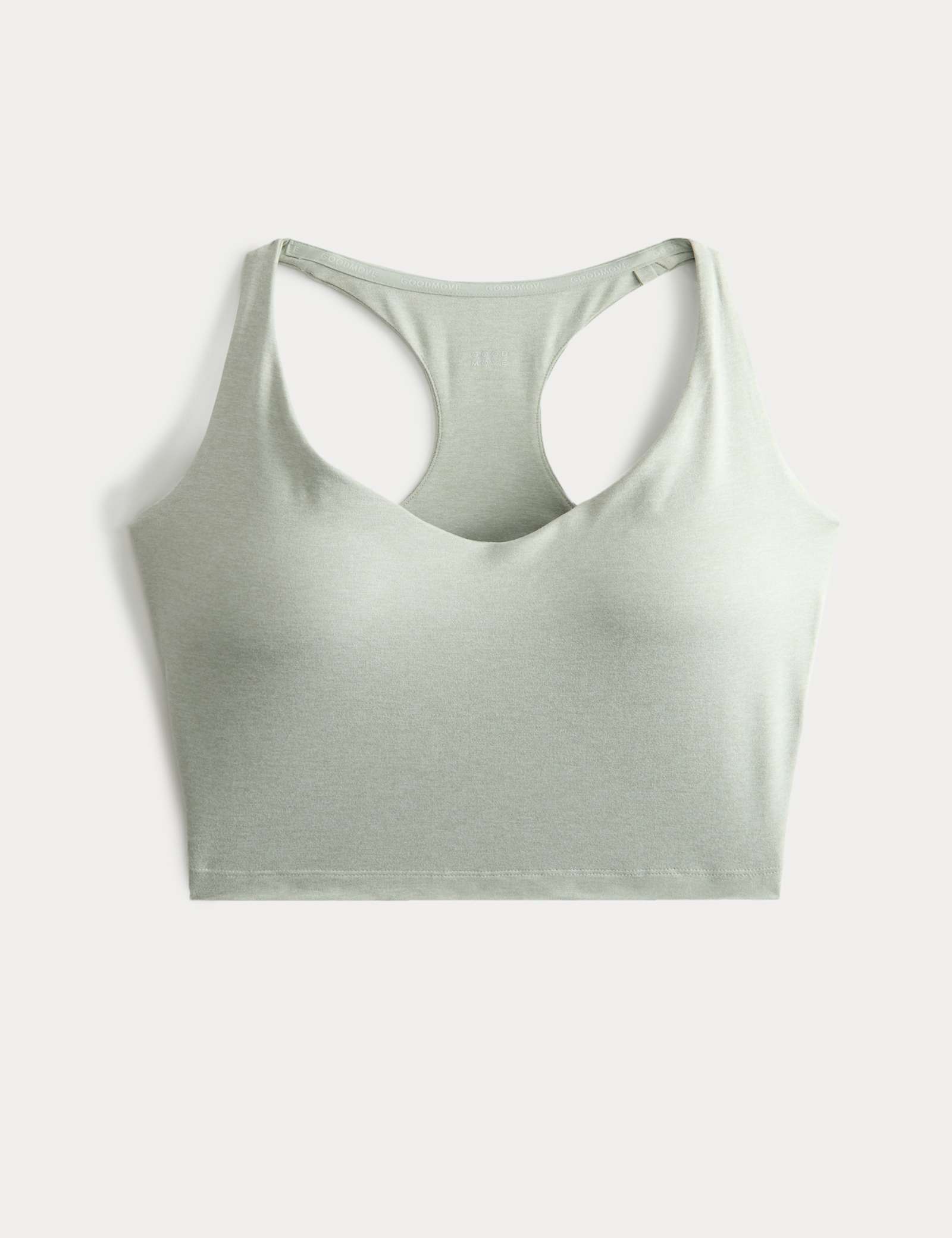 Supersoft Scoop Neck Fitted Crop Vest Top - image 2
