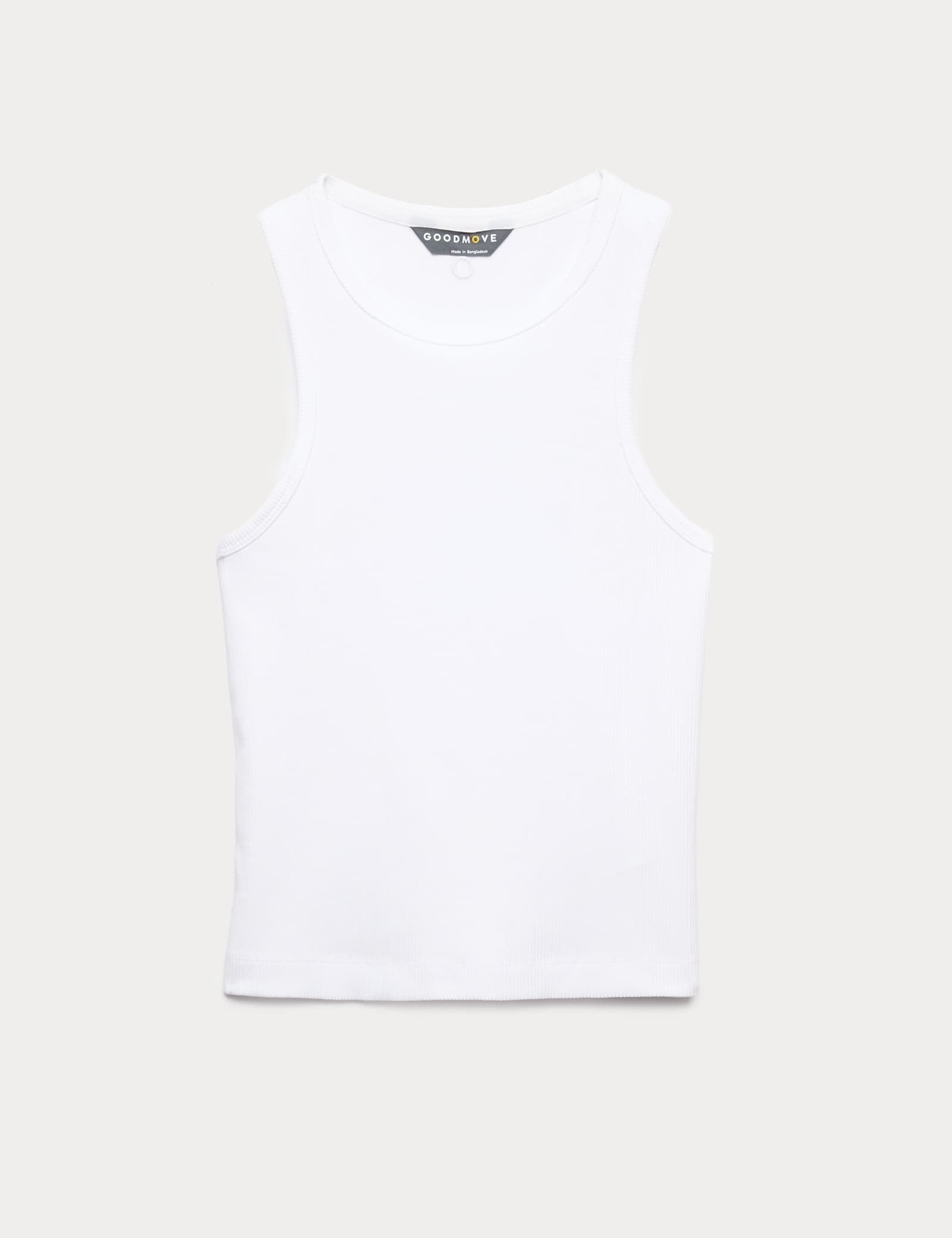 Modal Rich Textured Round Neck Fitted Vest - image 1