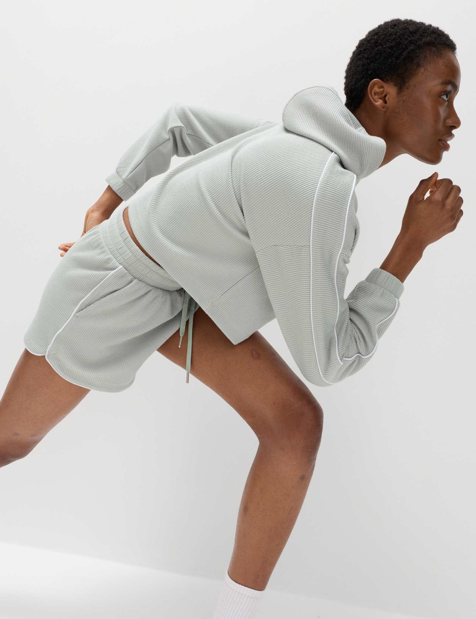 StayNew Super Soft Brushed Rib Relaxed Hoodie - image 4