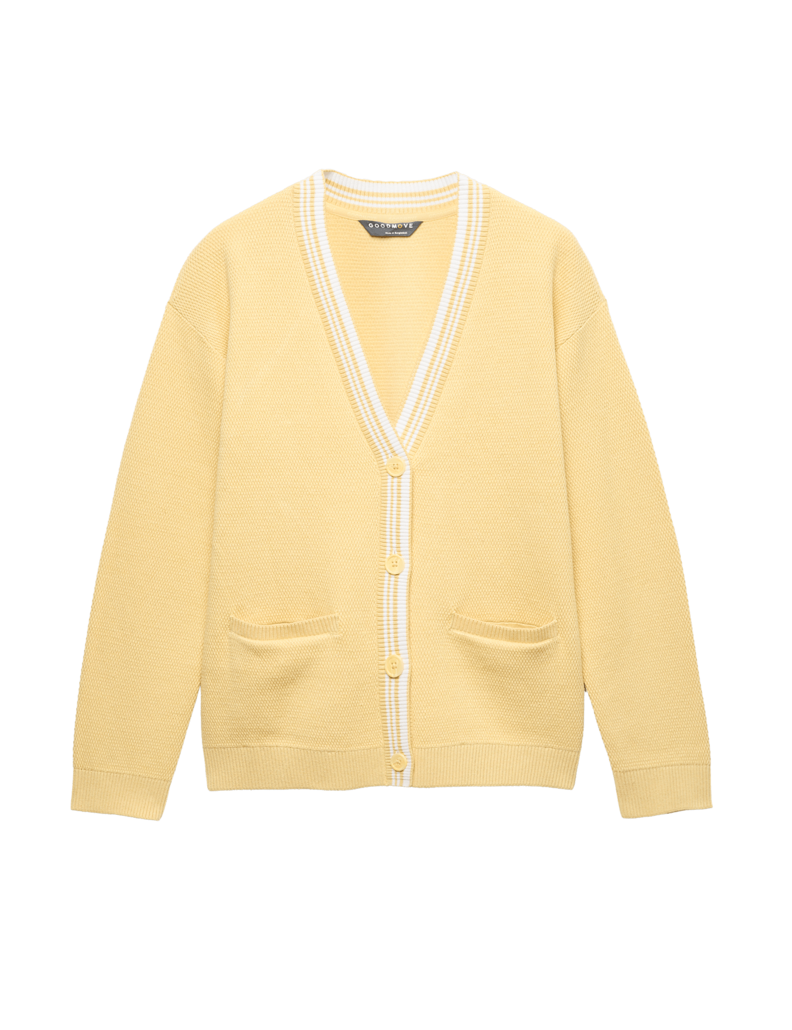 Knitted Relaxed Fit V Neck Cardigan - image 3