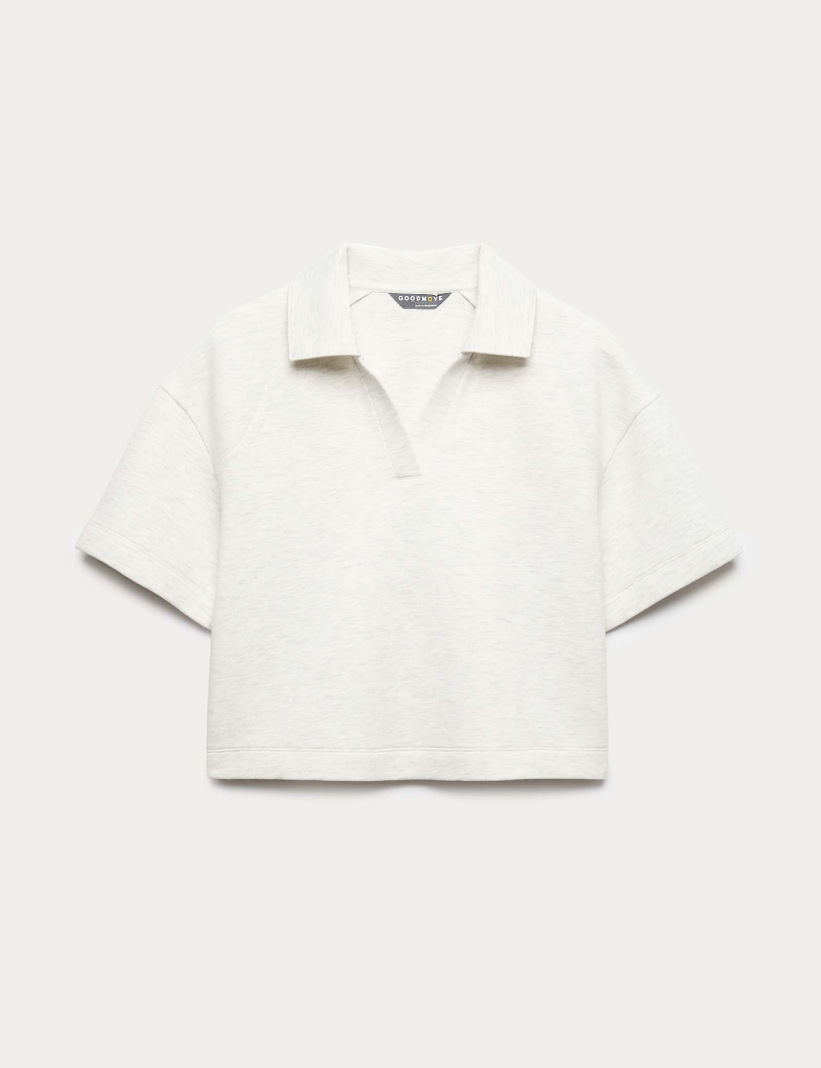 Scuba Boxy Crop Polo Top - image 1