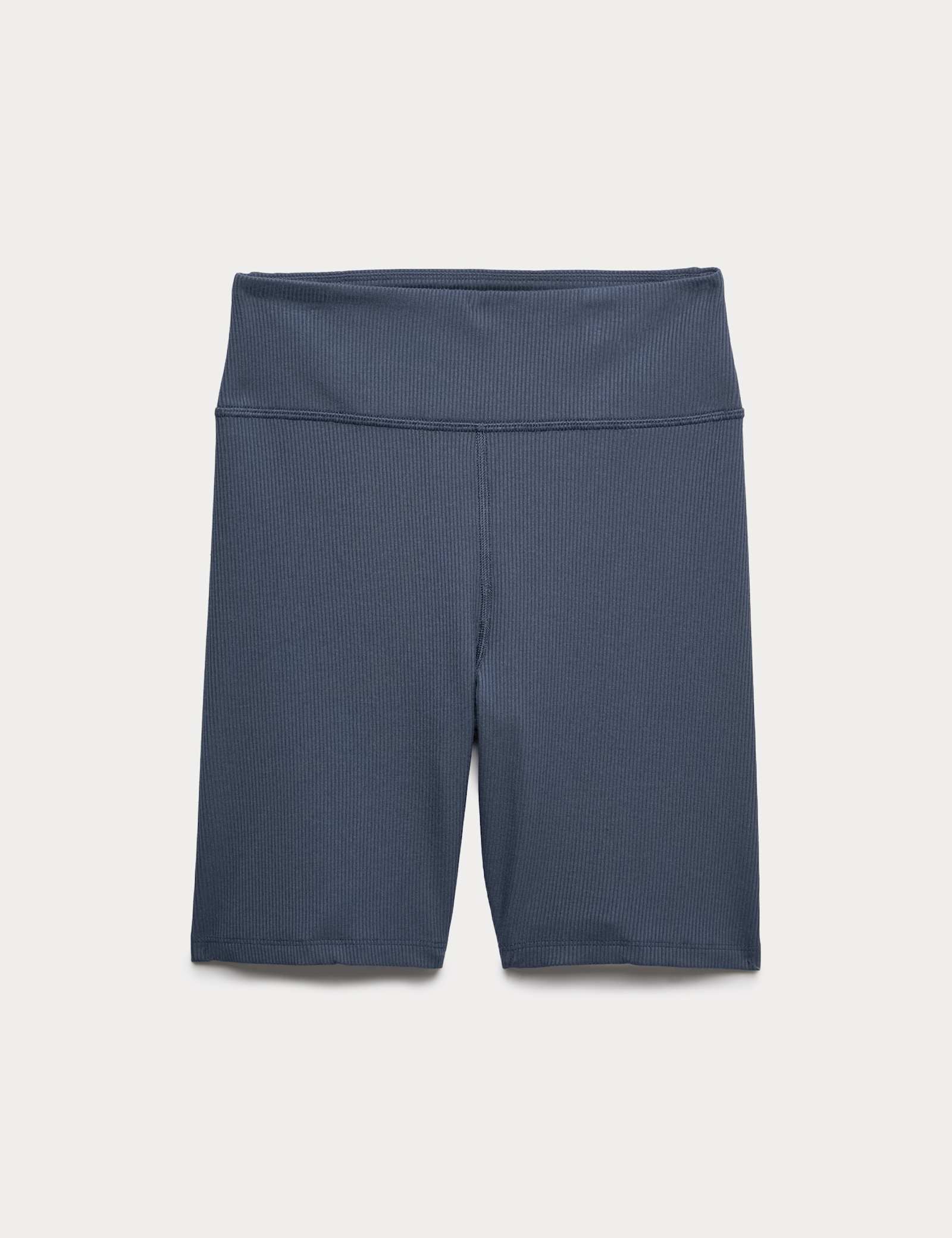 Modal Rich Ribbed High Waisted Shorts - image 2