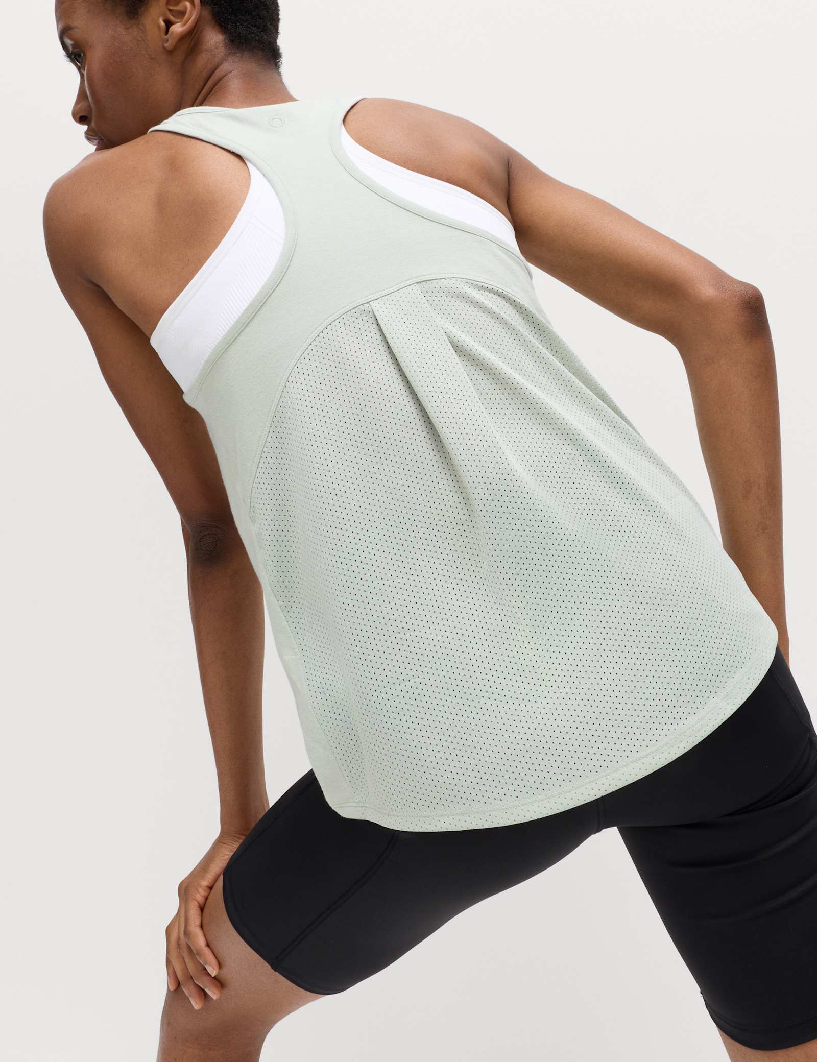 Modal Blend Pleat Back Relaxed Vest Top - image 5