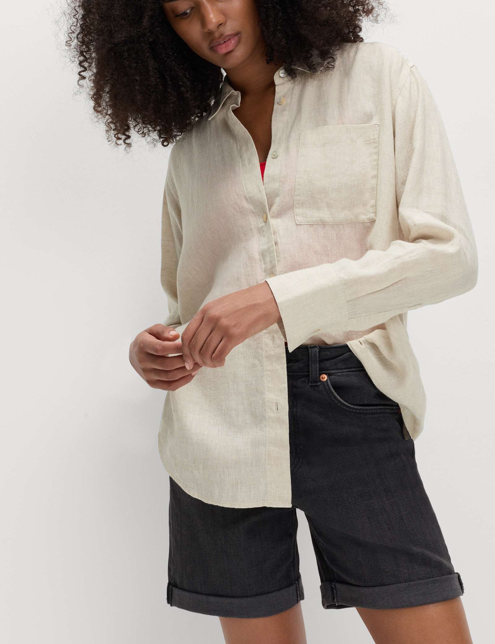 Pure Linen Shirt - image 2