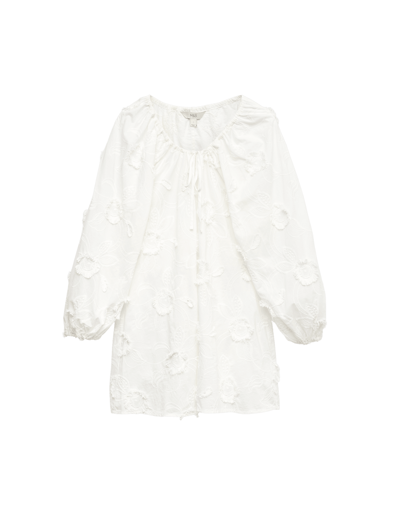 Pure Cotton Textured Midi Beach Dress - image 3