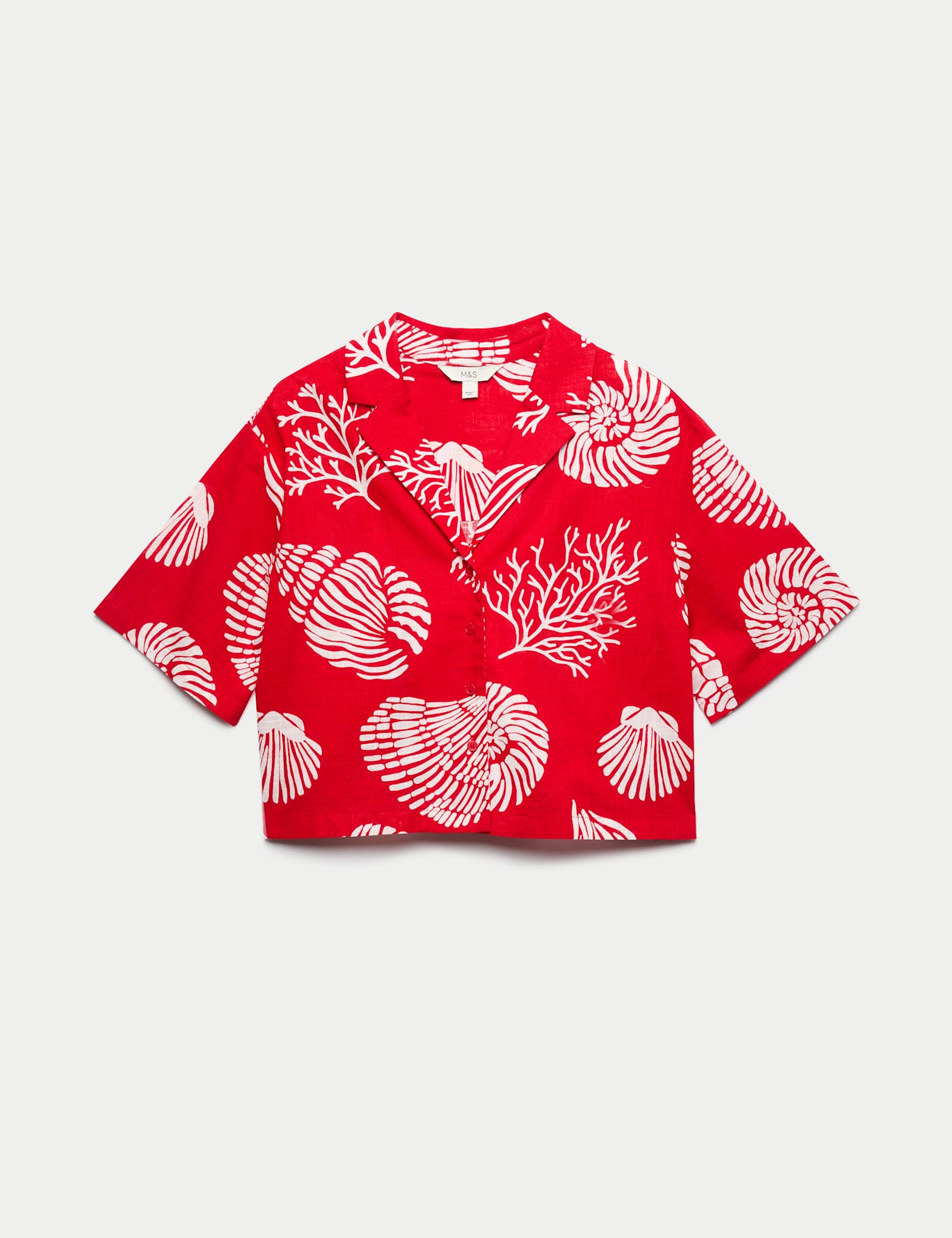 Pure Cotton Printed Beach Shirt - image 1