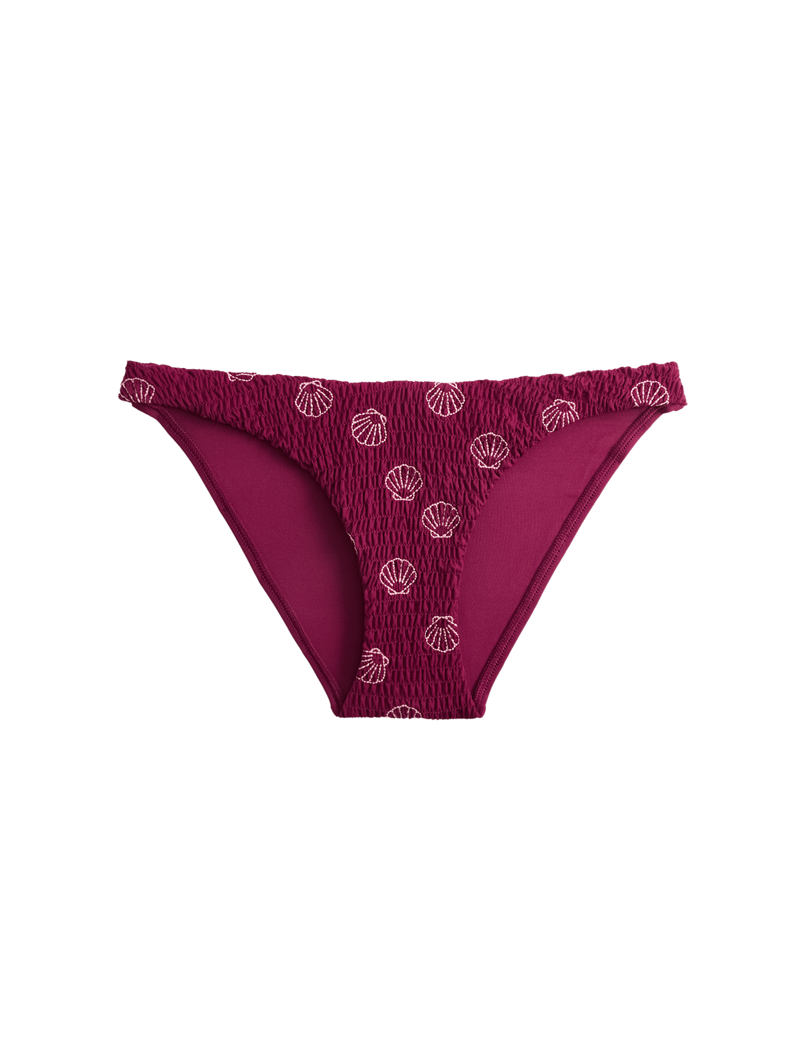 Embroidered Strappy High Leg Bikini Bottoms - image 2