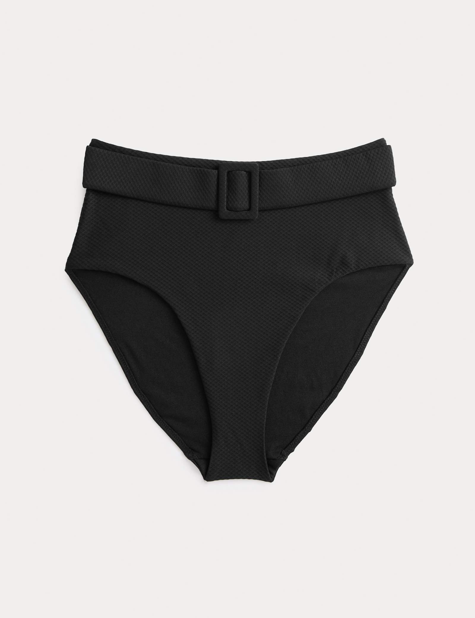 Textured Honey Comb High Waist Bikini Bottoms - image 1