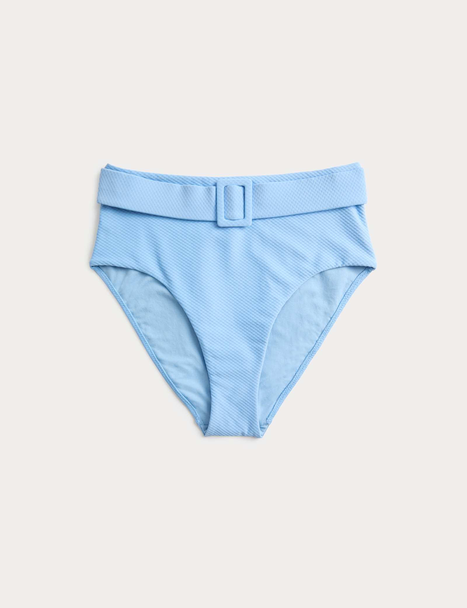 Textured Honey Comb High Waist Bikini Bottoms - image 2