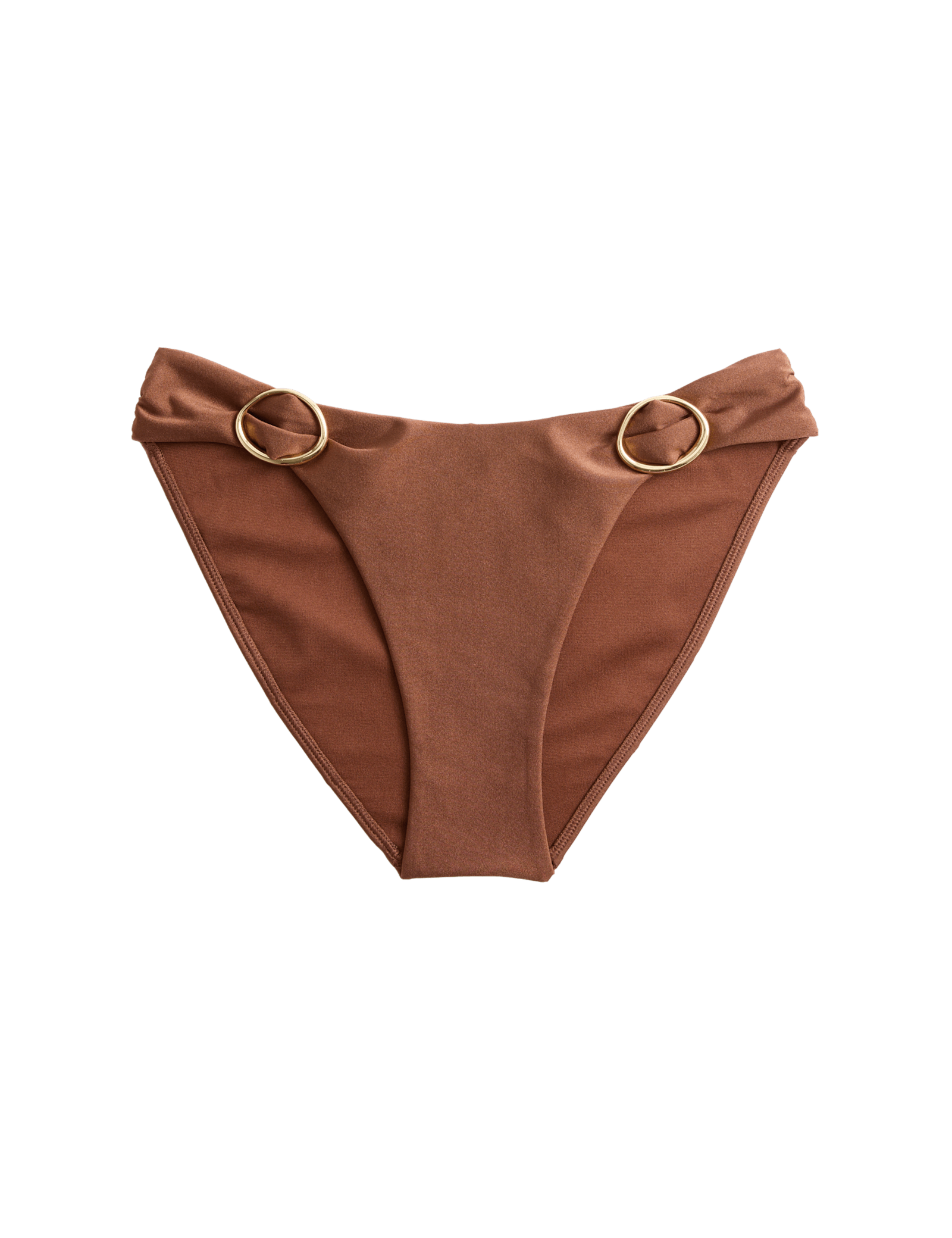 Trim Detail High Leg Bikini Bottoms - image 3