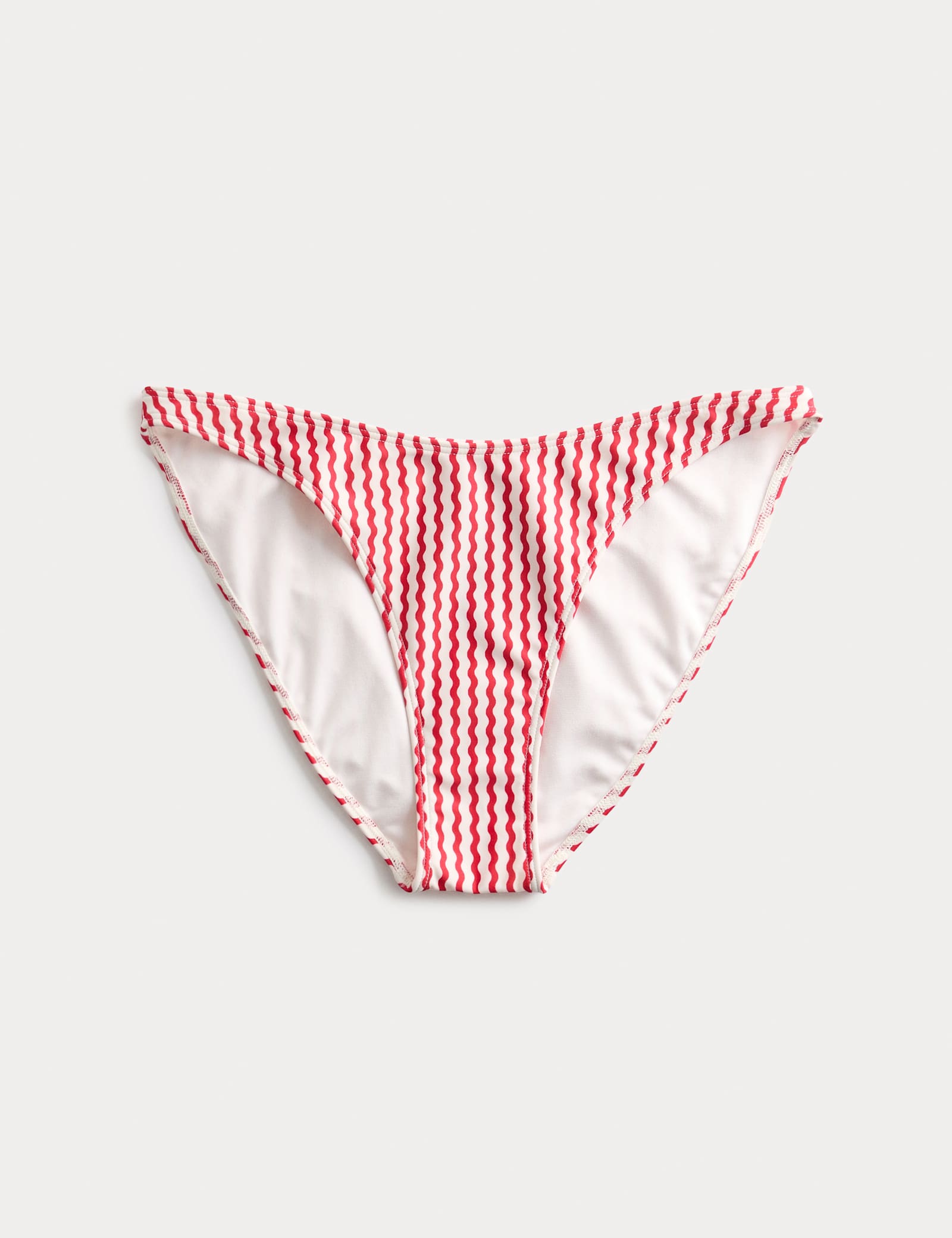Printed High Leg Bikini Bottoms - image 1