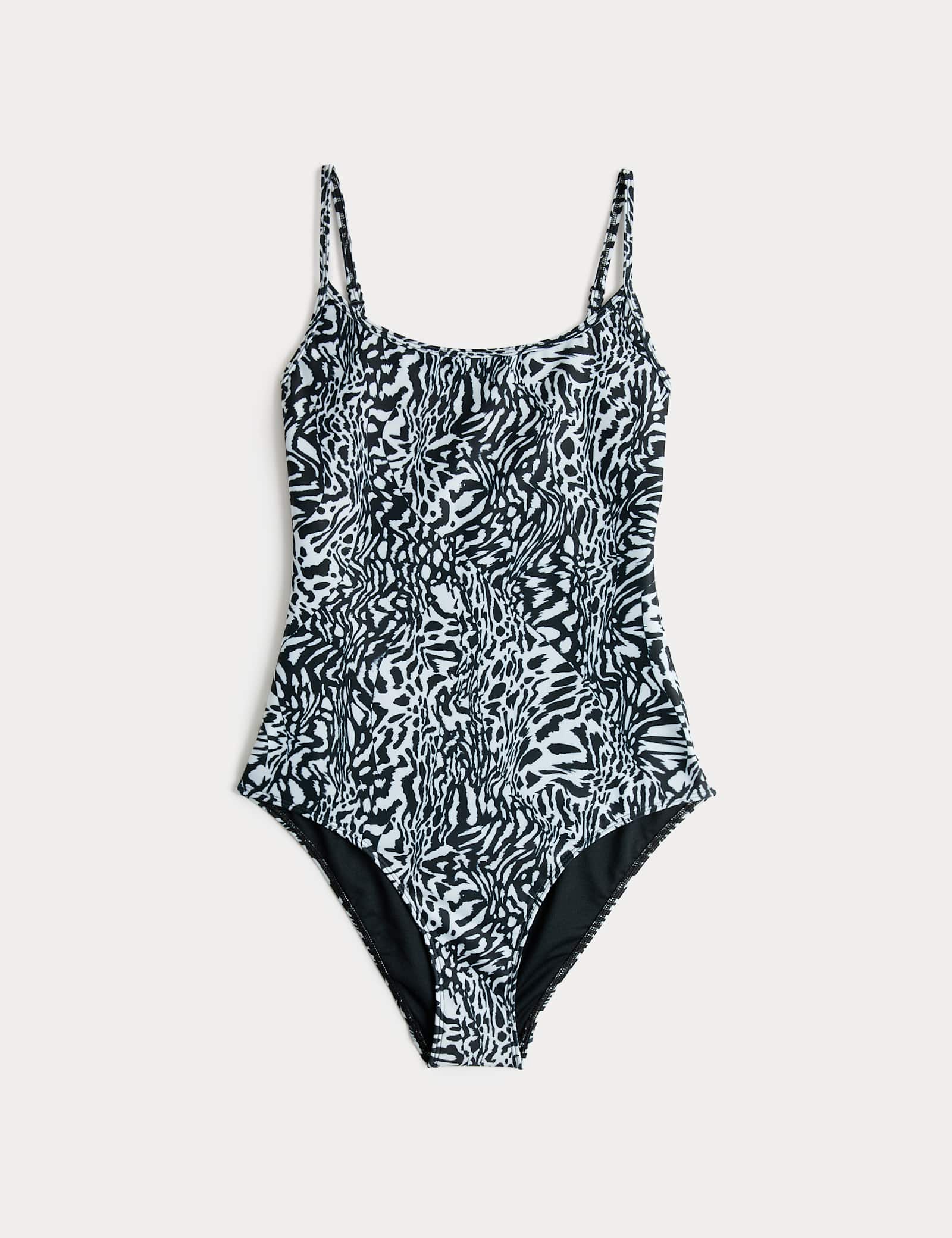 Printed Scoop Neck Swimsuit - image 1