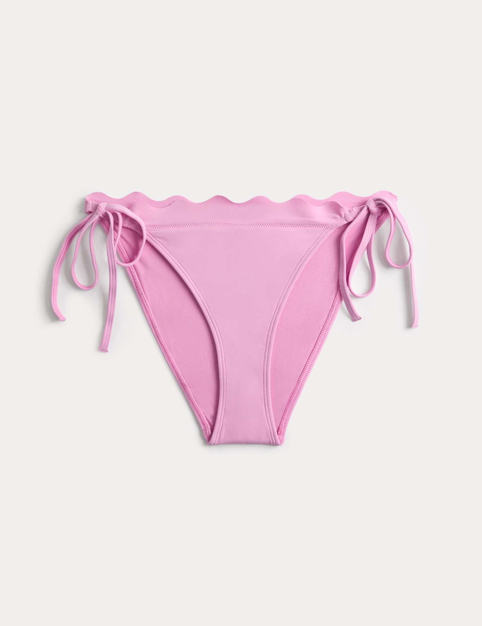 Sculpt Scallop Tie Side Bikini Bottoms - image 2