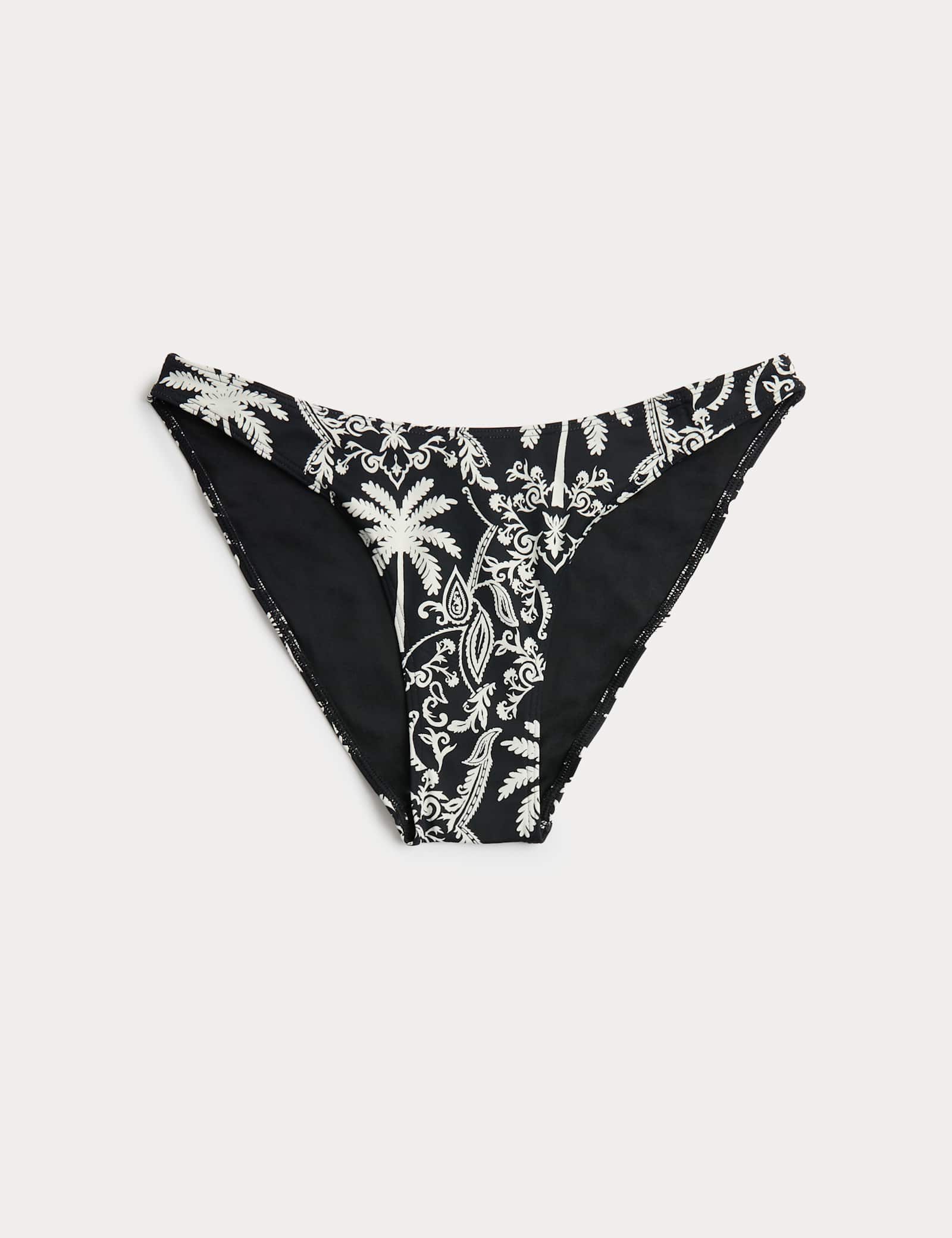 Printed High Leg Bikini Bottoms - image 3