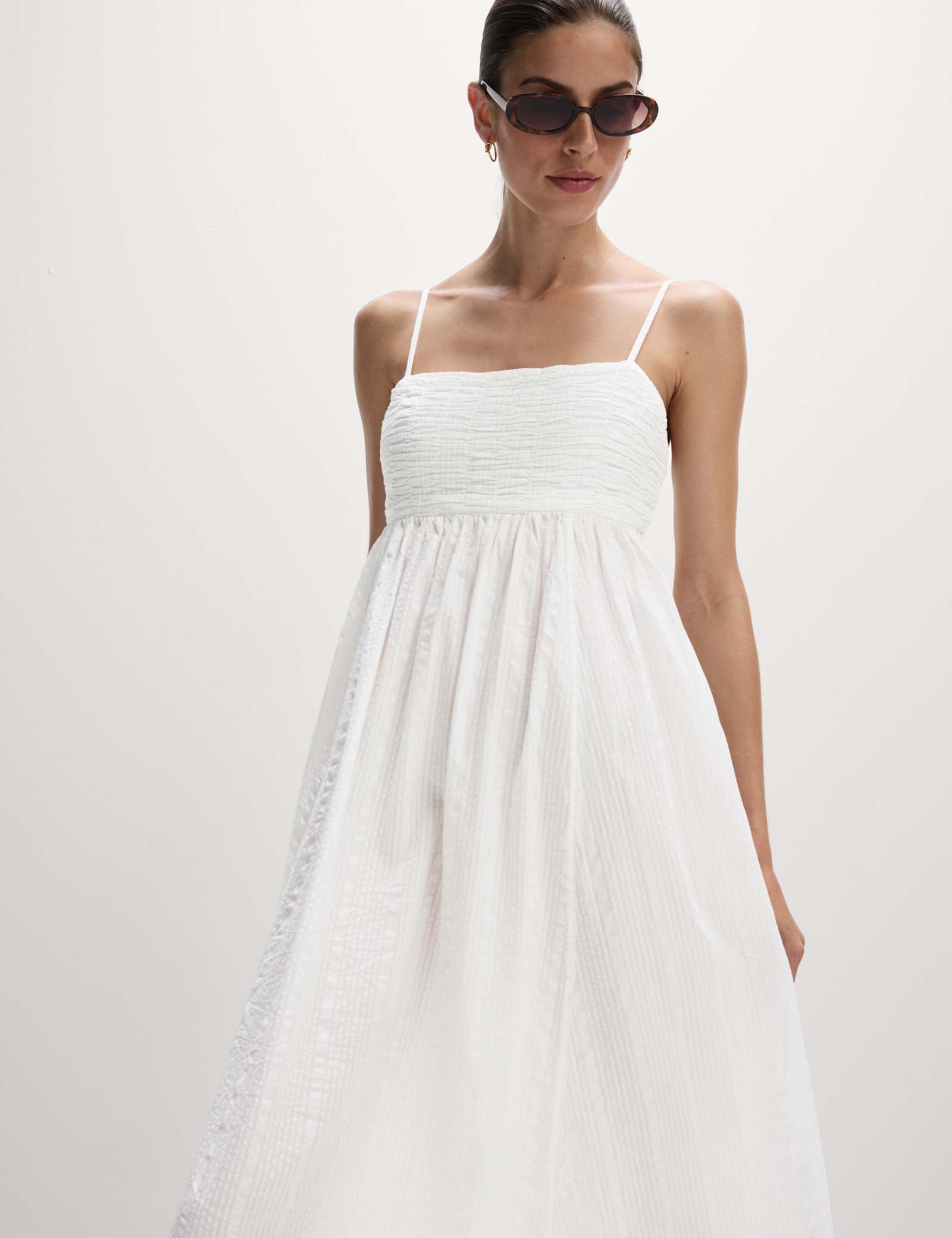 Pure Cotton Square Neck Maxi Beach Dress - image 2