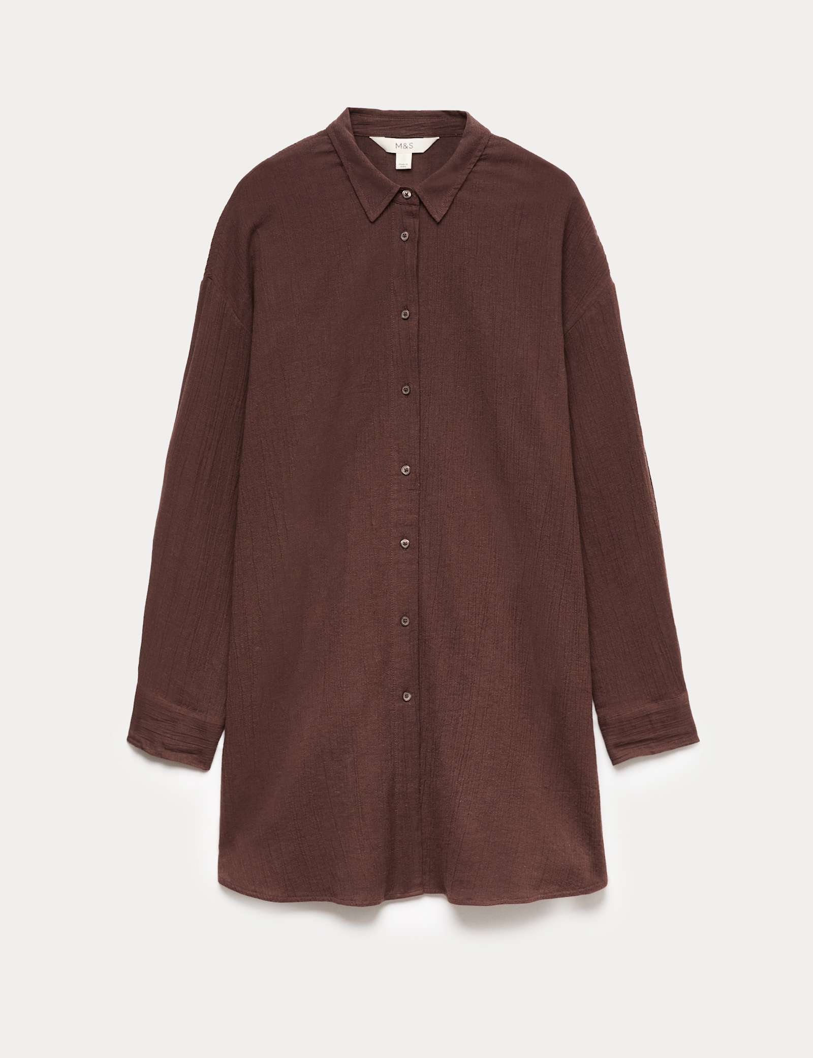 Cotton Rich Textured Shirt with Linen - image 2