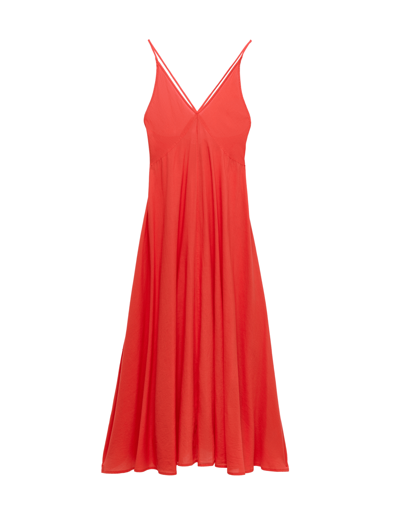 Pure Cotton Strappy V-Neck Maxi Beach Dress - image 5