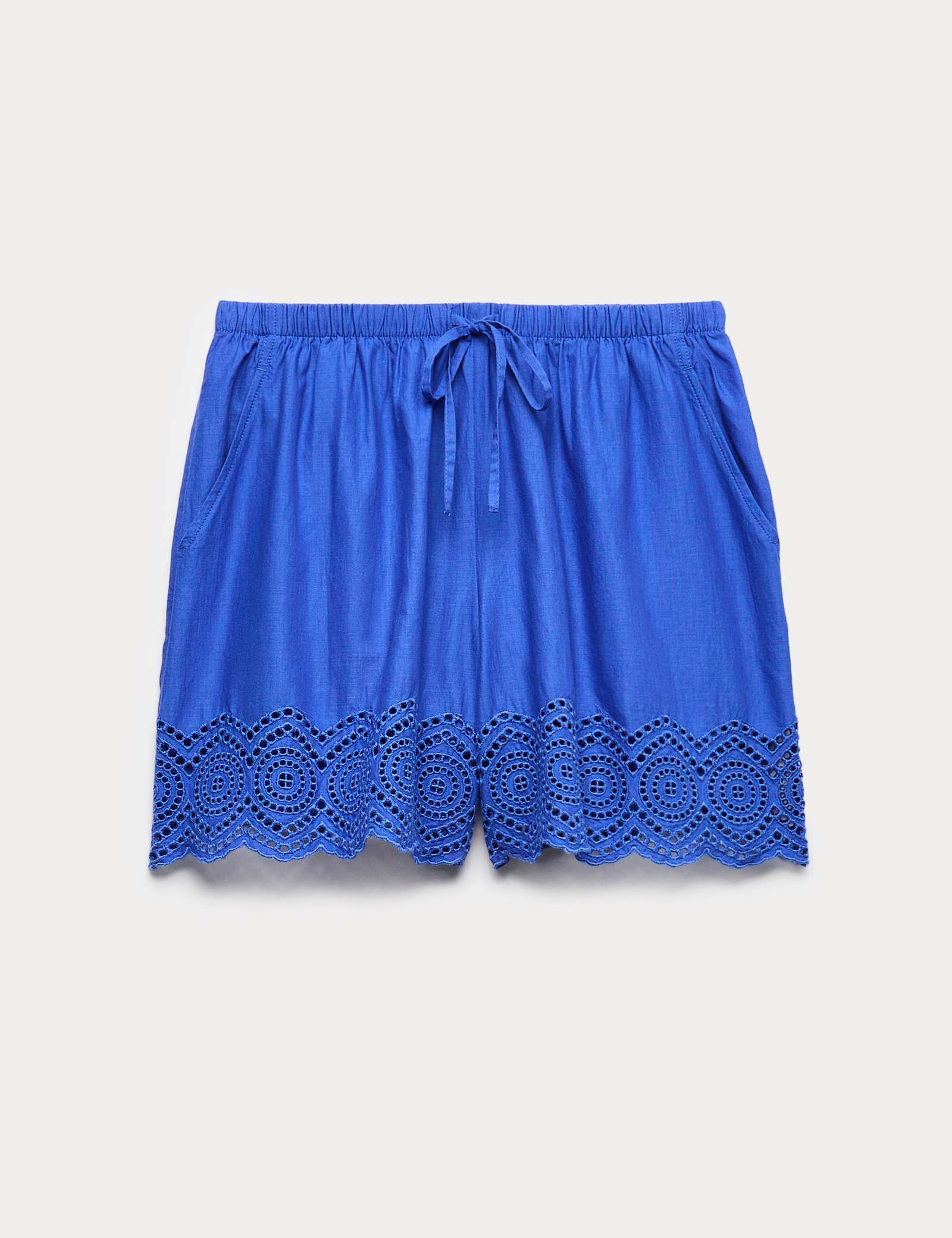 Pure Cotton Cutwork Beach Shorts - image 1