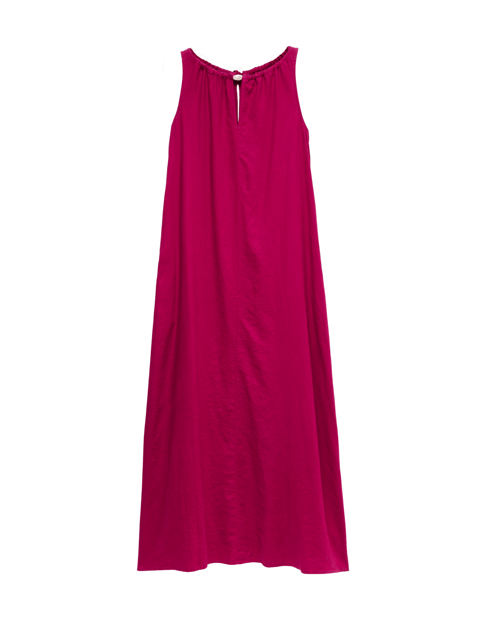 Linen Rich Bead Detail Maxi Shift Dress - image 3