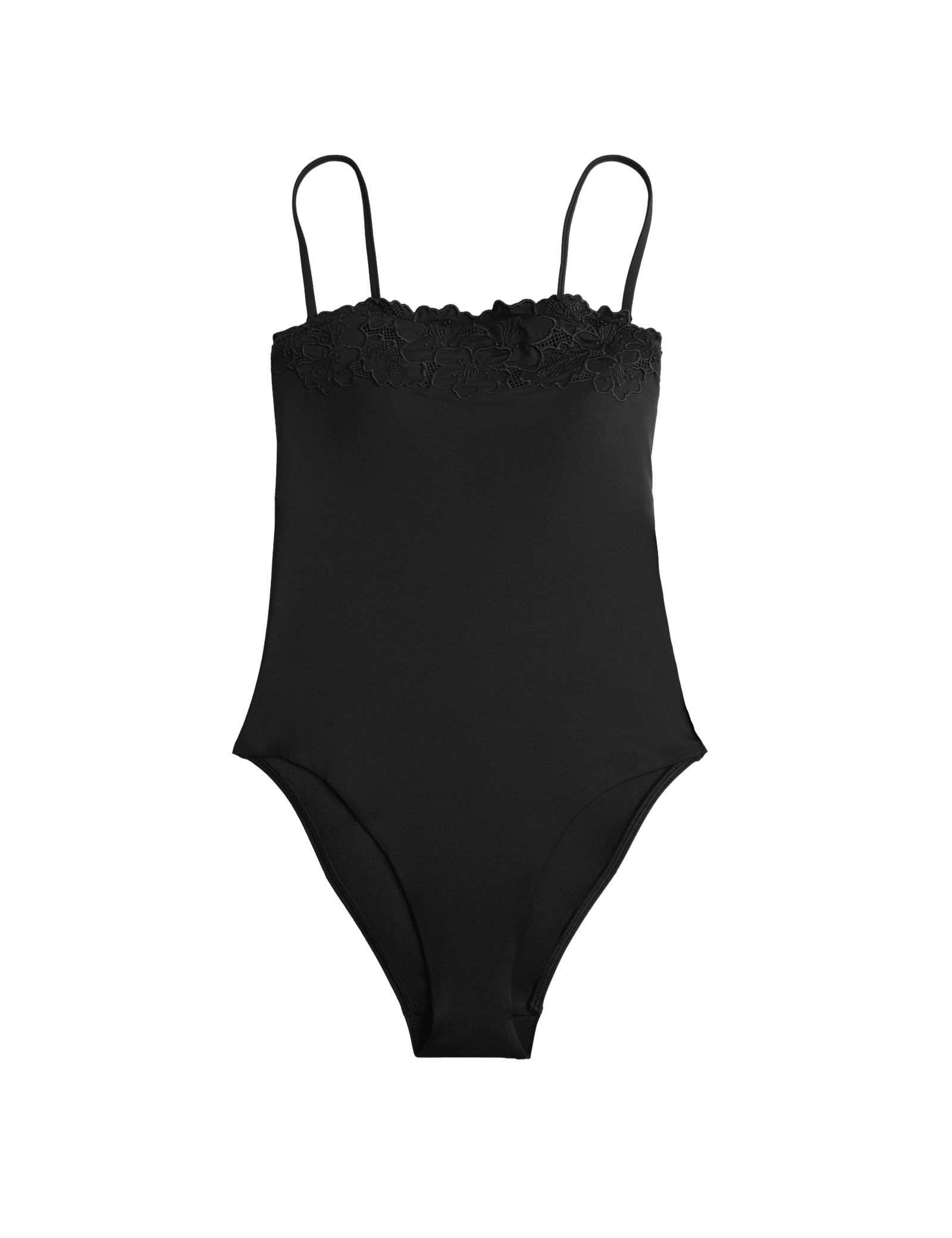Floral Broderie Bandeau Swimsuit - image 3